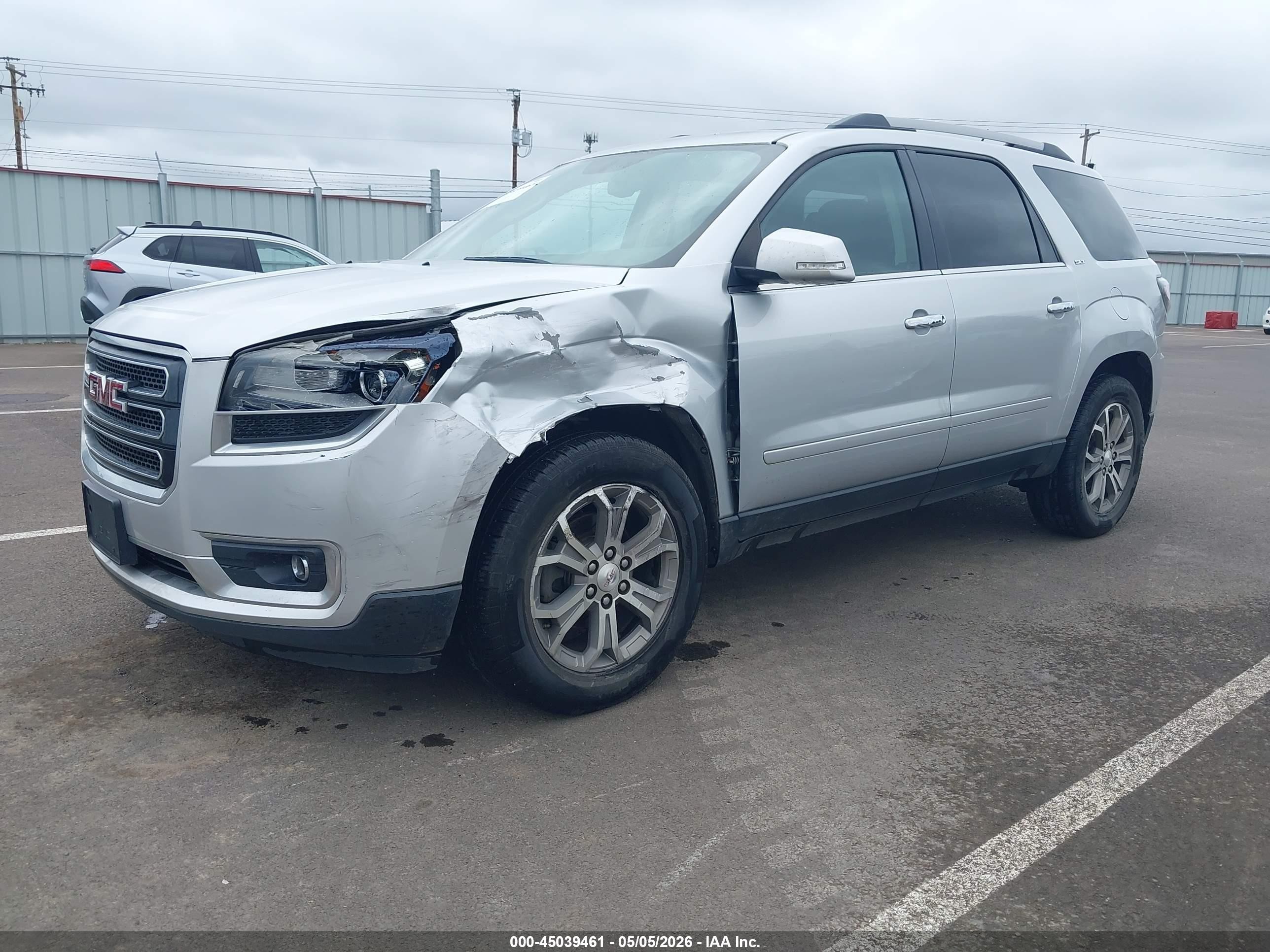 2015 Gmc Acadia Slt-1 Gray vin: 1GKKVRKD8FJ365659