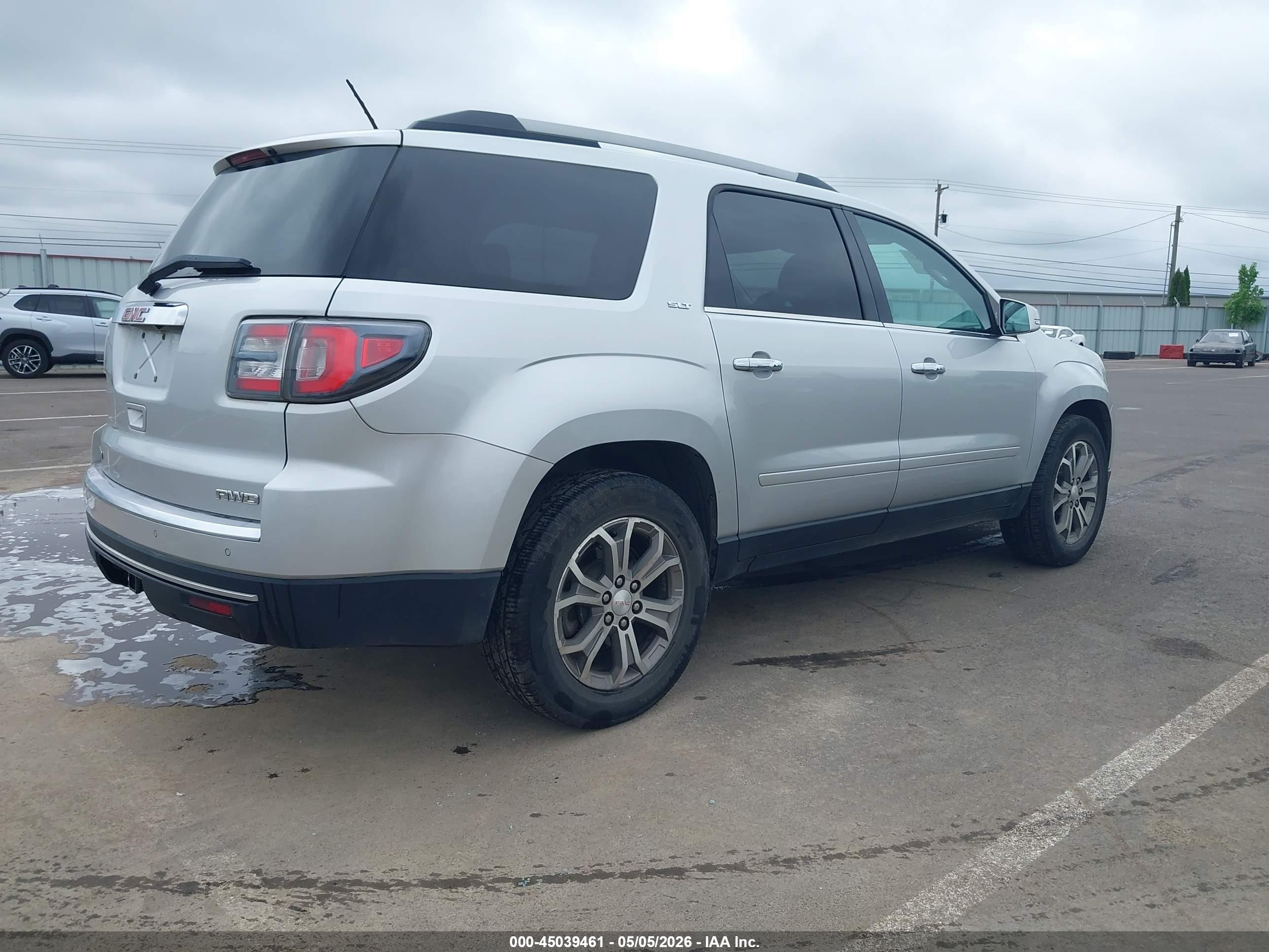 2015 Gmc Acadia Slt-1 Gray vin: 1GKKVRKD8FJ365659