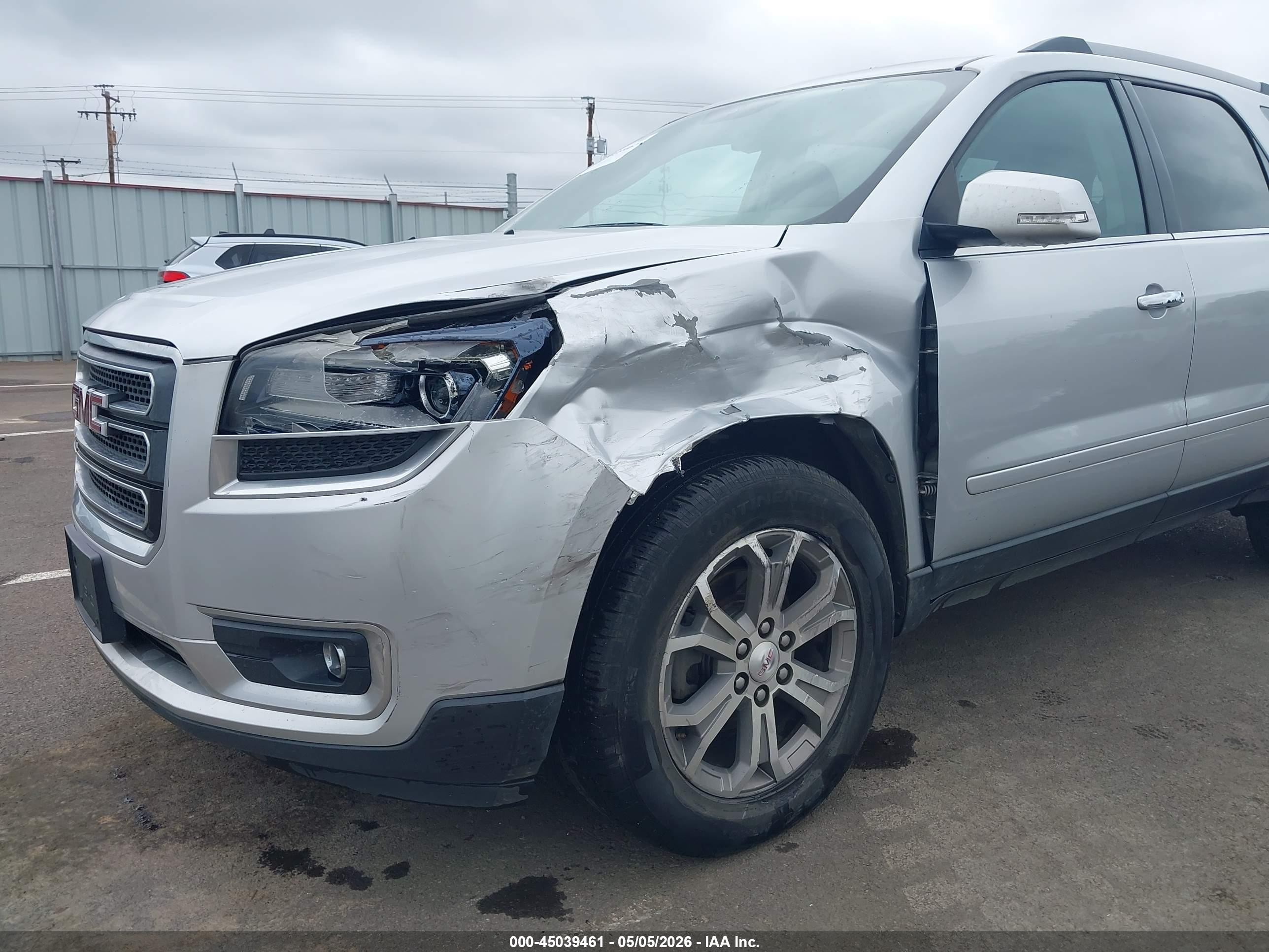 2015 Gmc Acadia Slt-1 Gray vin: 1GKKVRKD8FJ365659