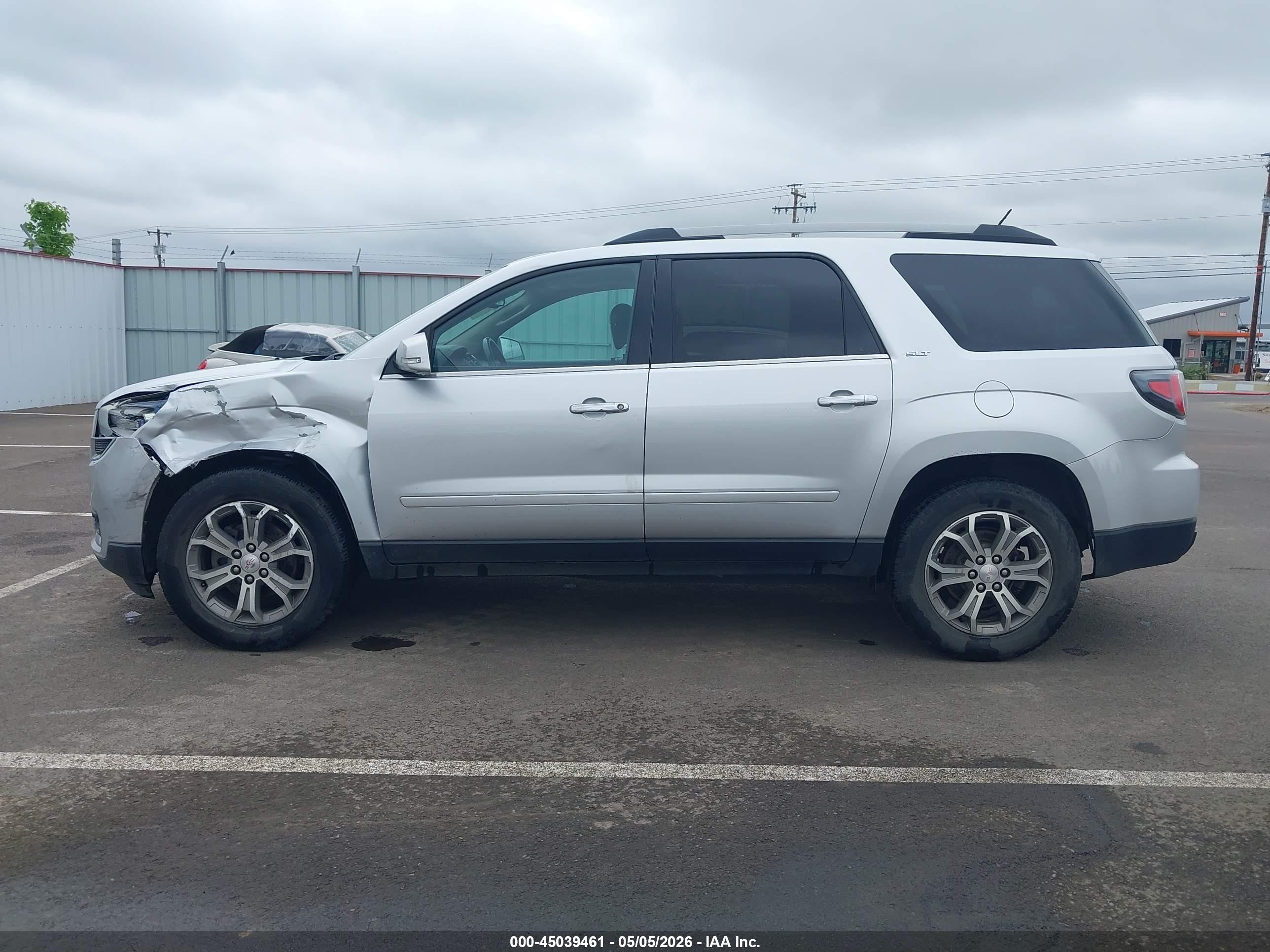 2015 Gmc Acadia Slt-1 Gray vin: 1GKKVRKD8FJ365659