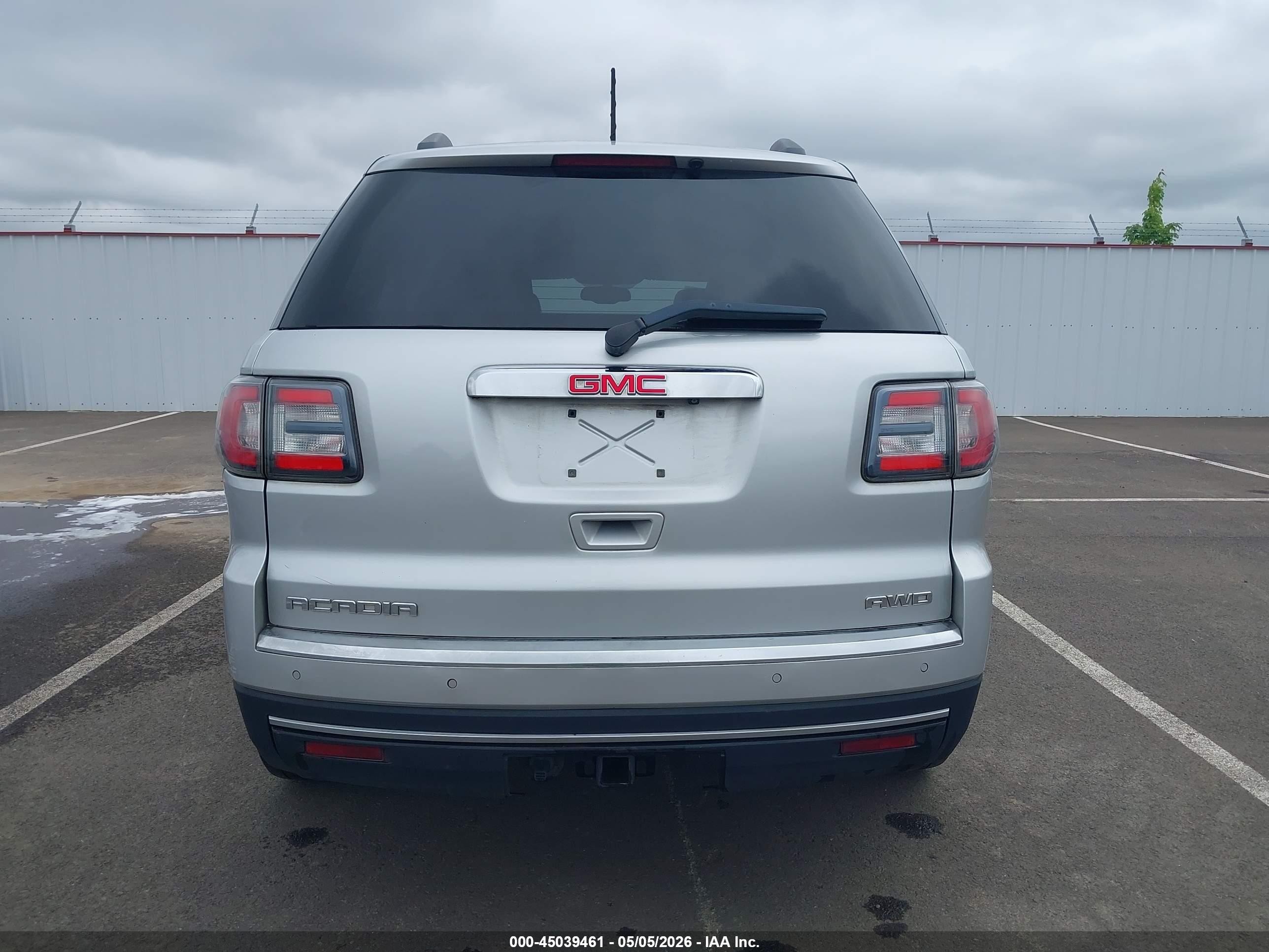 2015 Gmc Acadia Slt-1 Gray vin: 1GKKVRKD8FJ365659