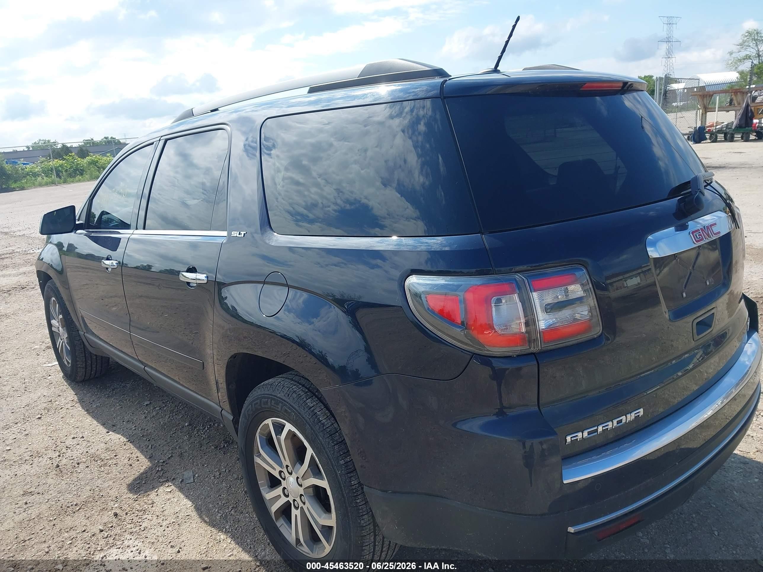 2015 Gmc Acadia Slt-1 Dark Blue vin: 1GKKVRKD8FJ381568