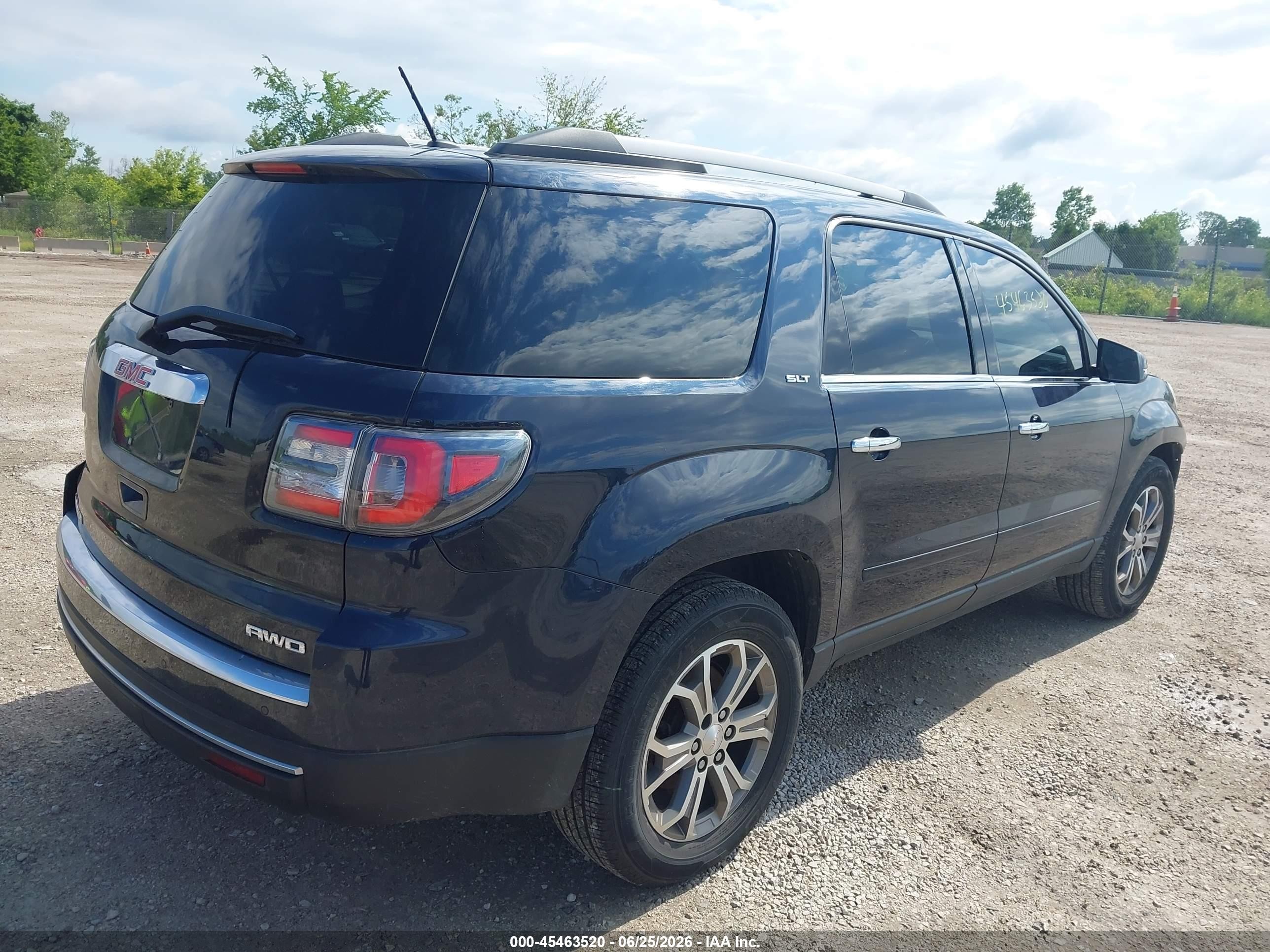 2015 Gmc Acadia Slt-1 Dark Blue vin: 1GKKVRKD8FJ381568