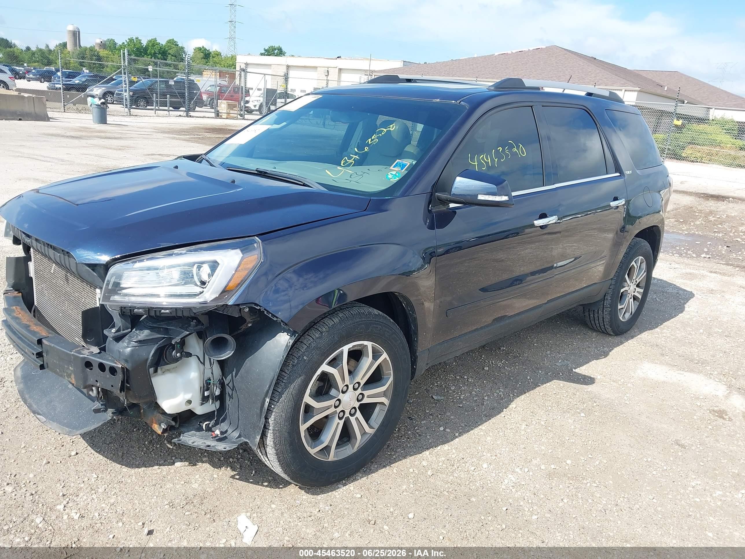 2015 Gmc Acadia Slt-1 Dark Blue vin: 1GKKVRKD8FJ381568