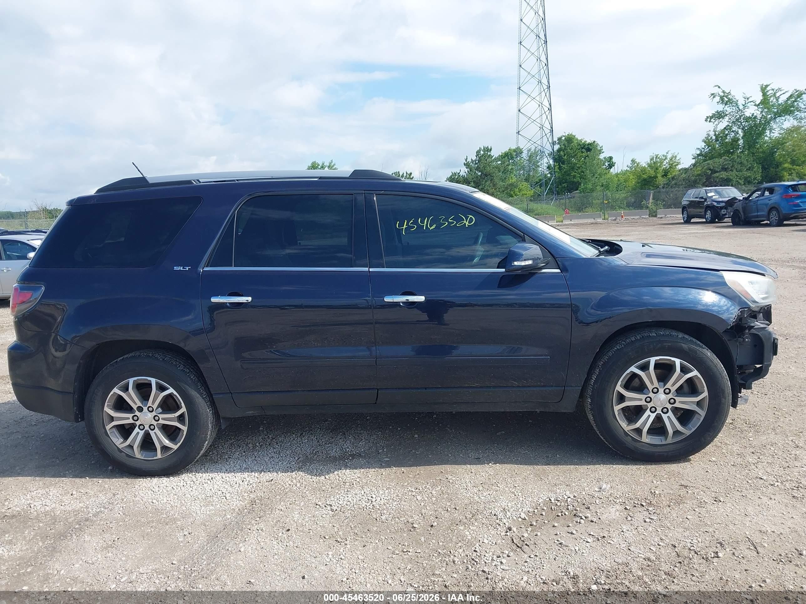 2015 Gmc Acadia Slt-1 Dark Blue vin: 1GKKVRKD8FJ381568