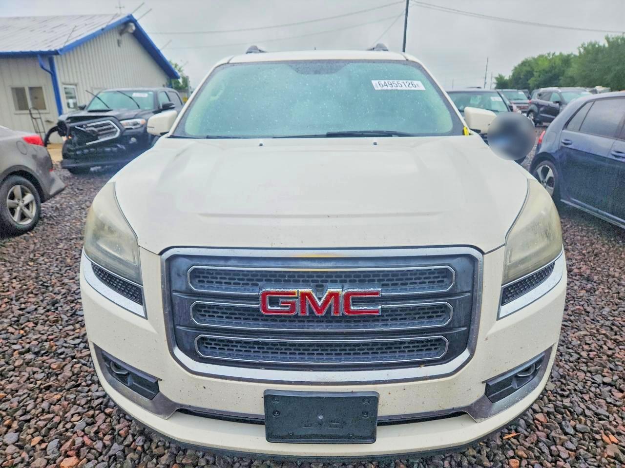 2013 Gmc Acadia Slt-1 White vin: 1GKKVRKD9DJ187743