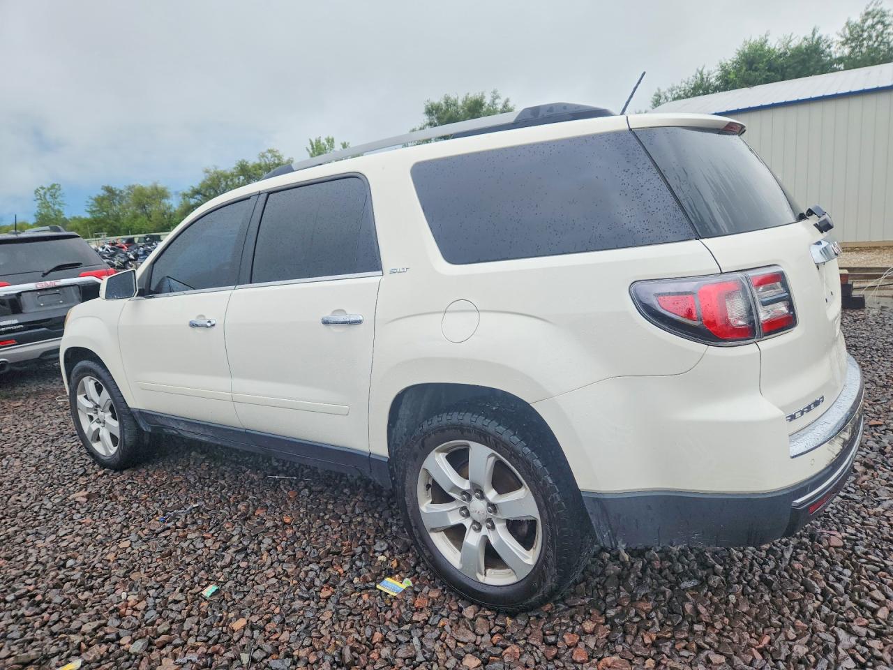 2013 Gmc Acadia Slt-1 White vin: 1GKKVRKD9DJ187743