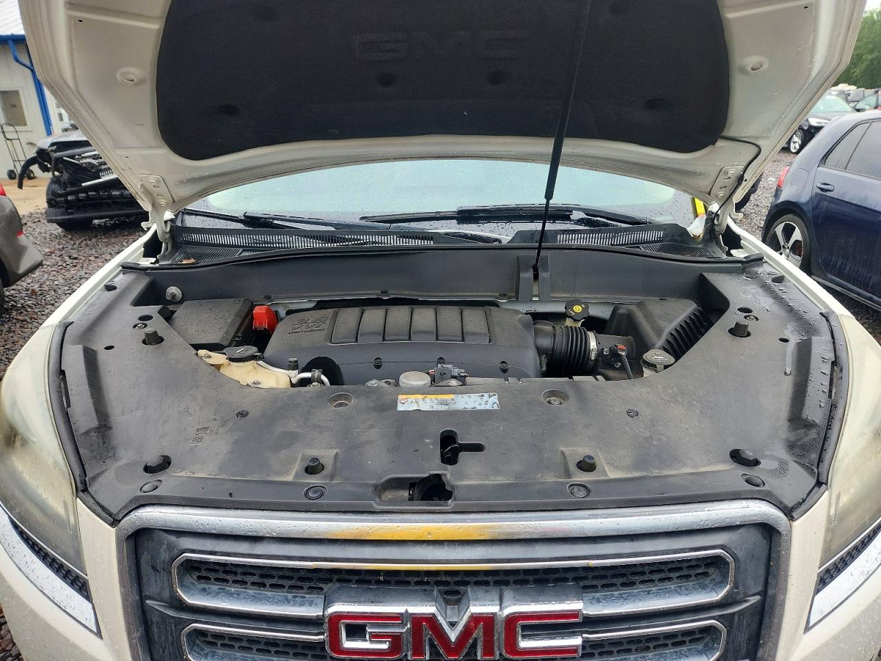 2013 Gmc Acadia Slt-1 White vin: 1GKKVRKD9DJ187743