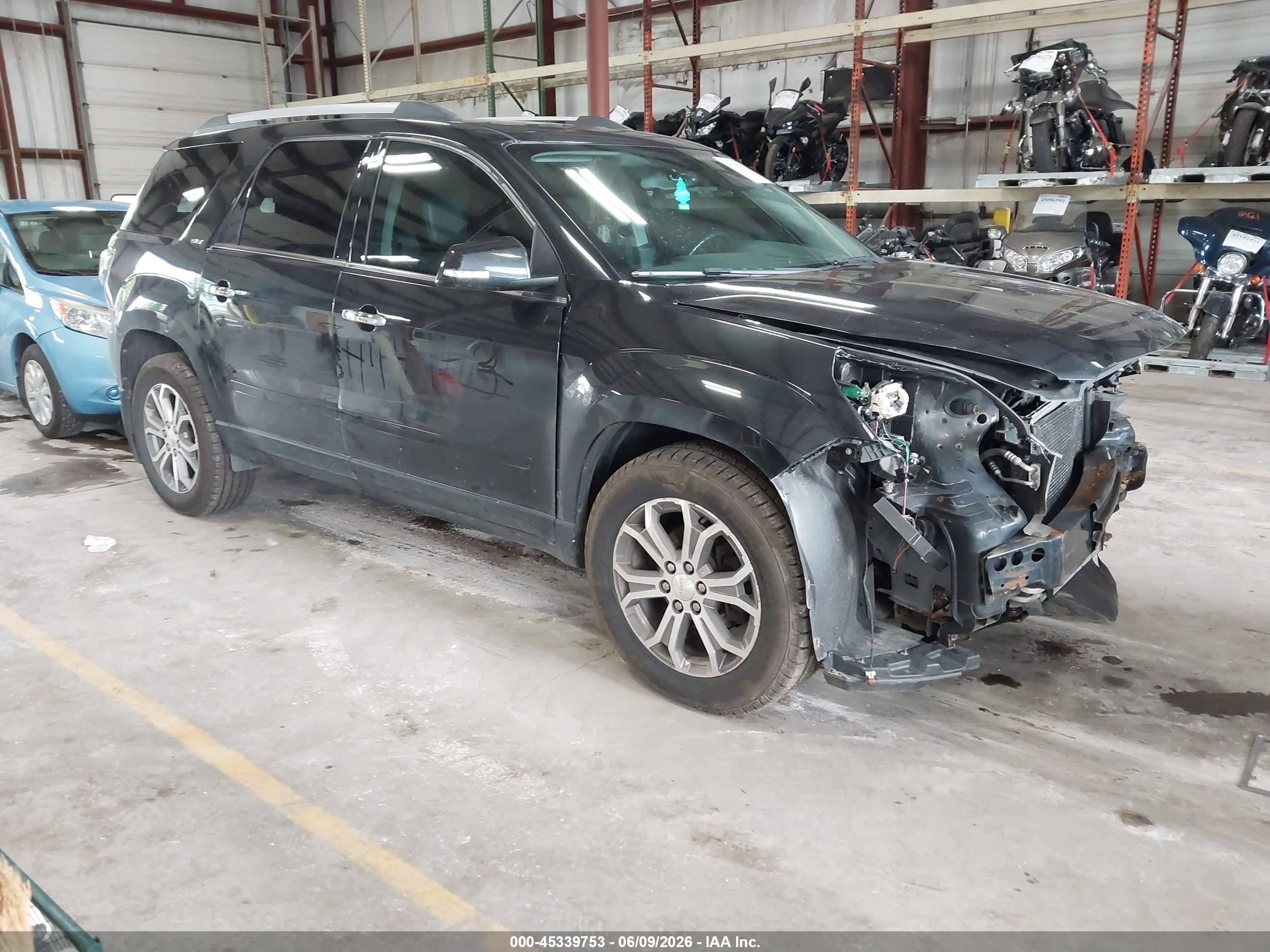 2013 Gmc Acadia Slt-1 Black vin: 1GKKVRKD9DJ193283