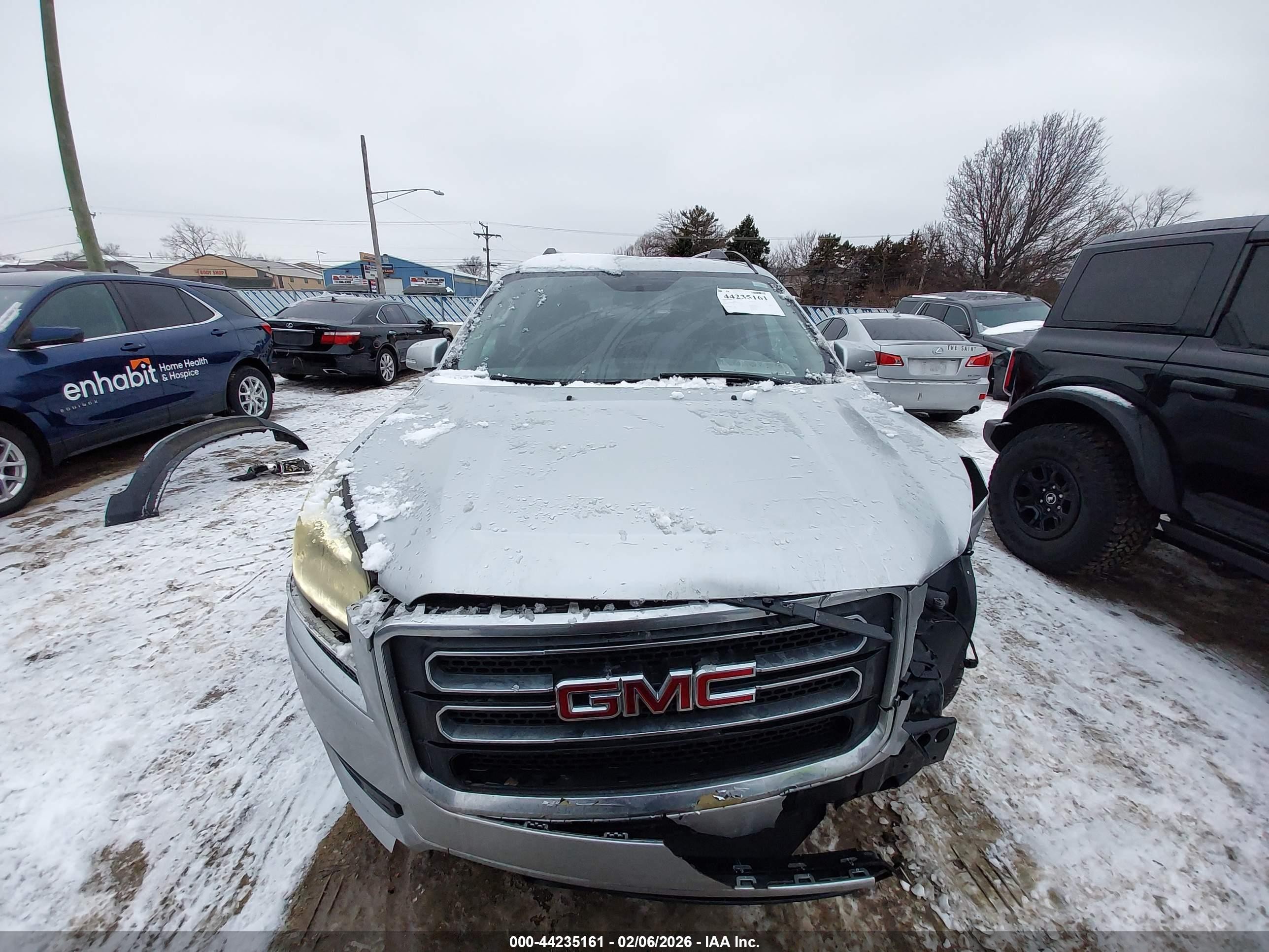 2014 Gmc Acadia Slt-1 Gray vin: 1GKKVRKD9EJ133263