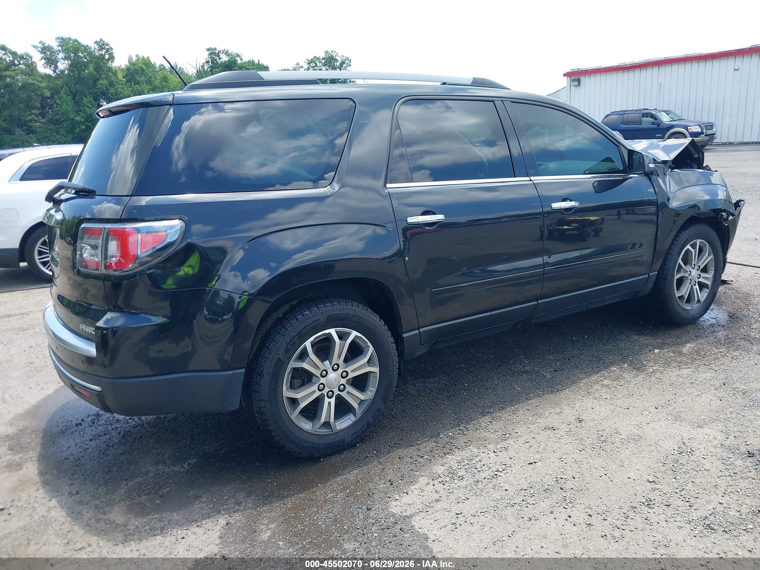 2014 Gmc Acadia Slt-1 Черный vin: 1GKKVRKD9EJ171575