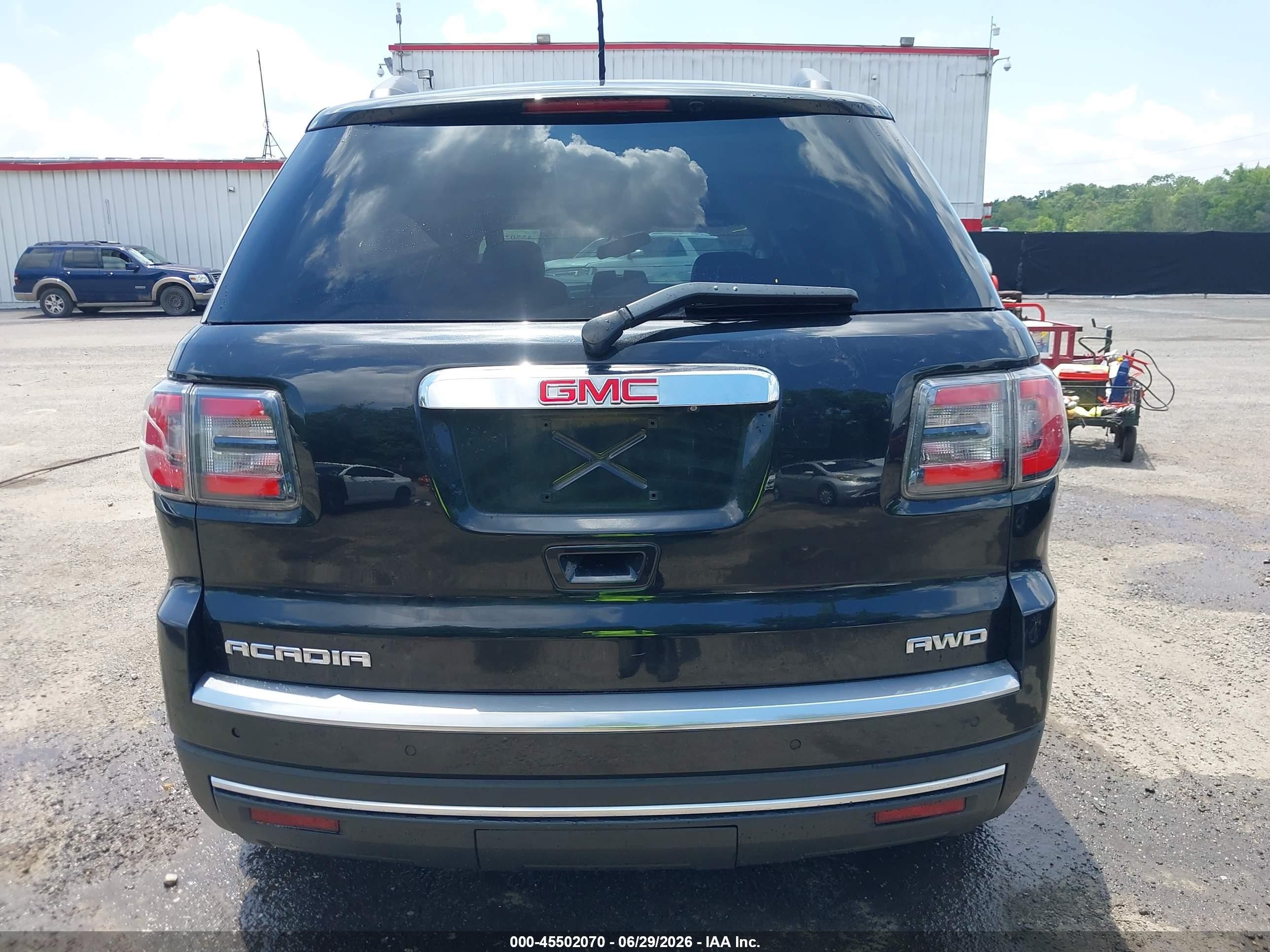 2014 Gmc Acadia Slt-1 Черный vin: 1GKKVRKD9EJ171575