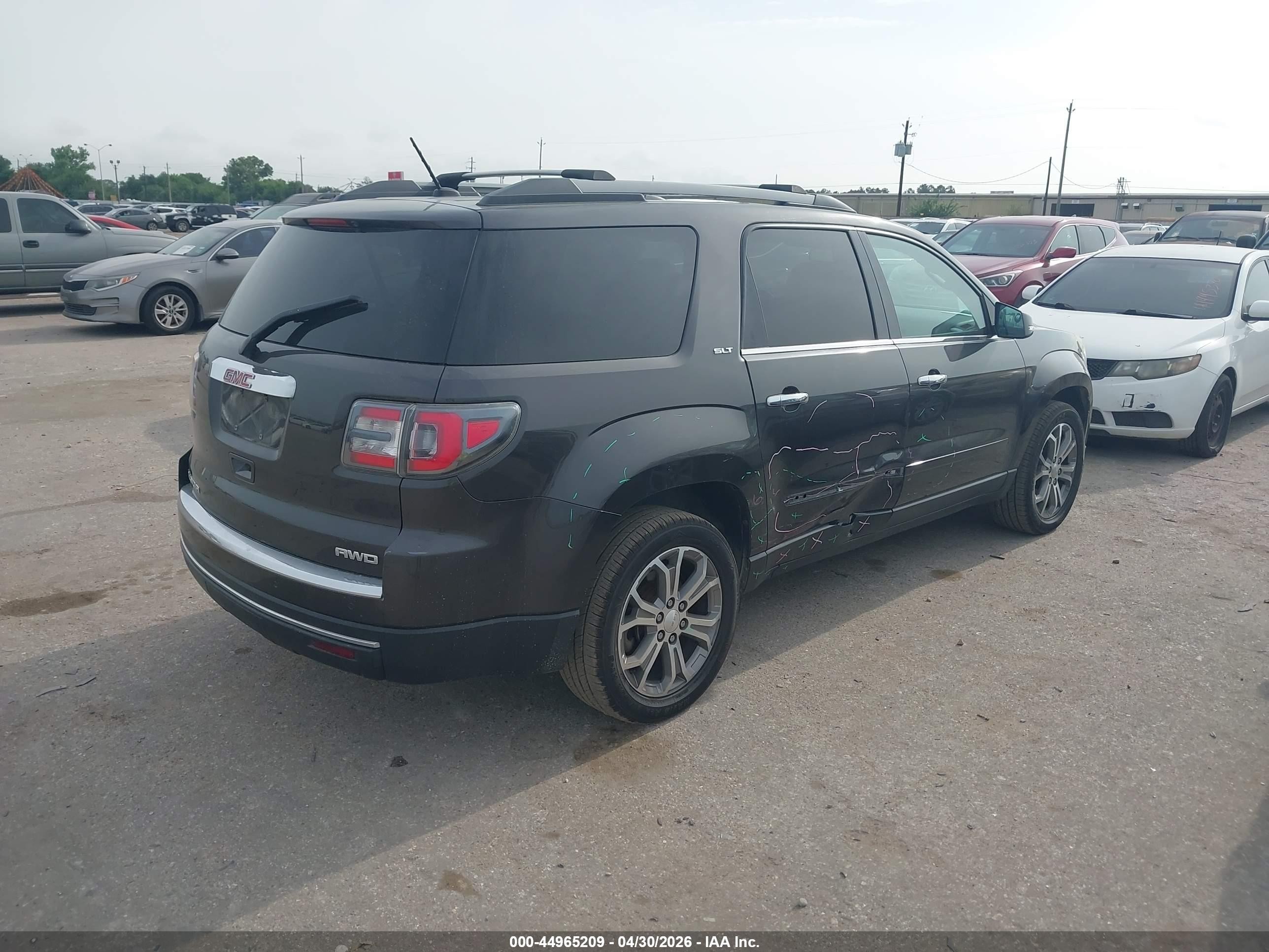 2014 Gmc Acadia Slt-1 Gray vin: 1GKKVRKD9EJ227529