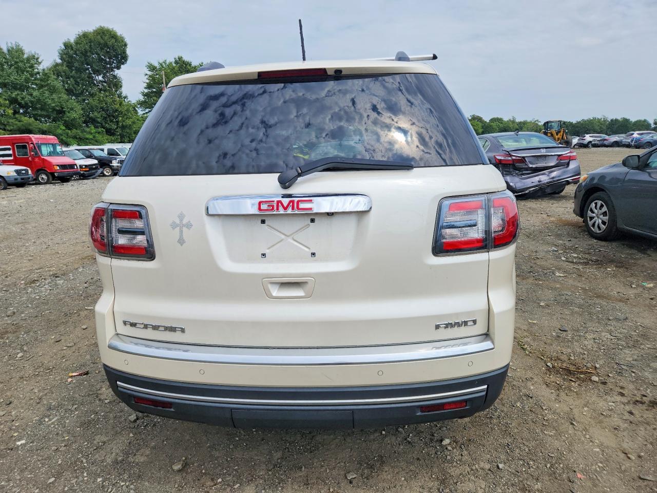 2014 Gmc Acadia Slt-1 White vin: 1GKKVRKD9EJ237641