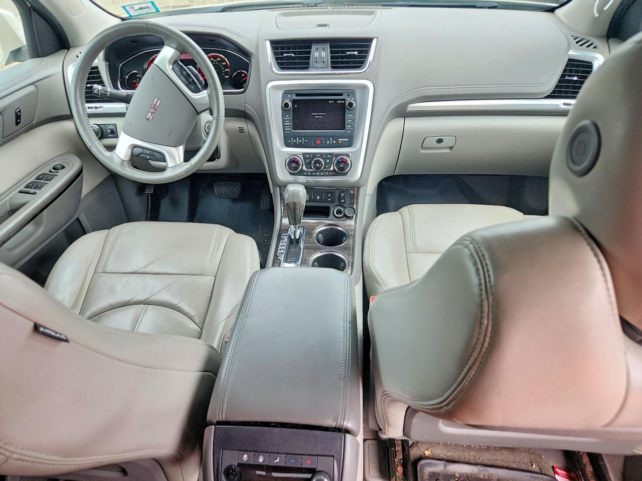 2014 Gmc Acadia Slt-1 White vin: 1GKKVRKD9EJ237641