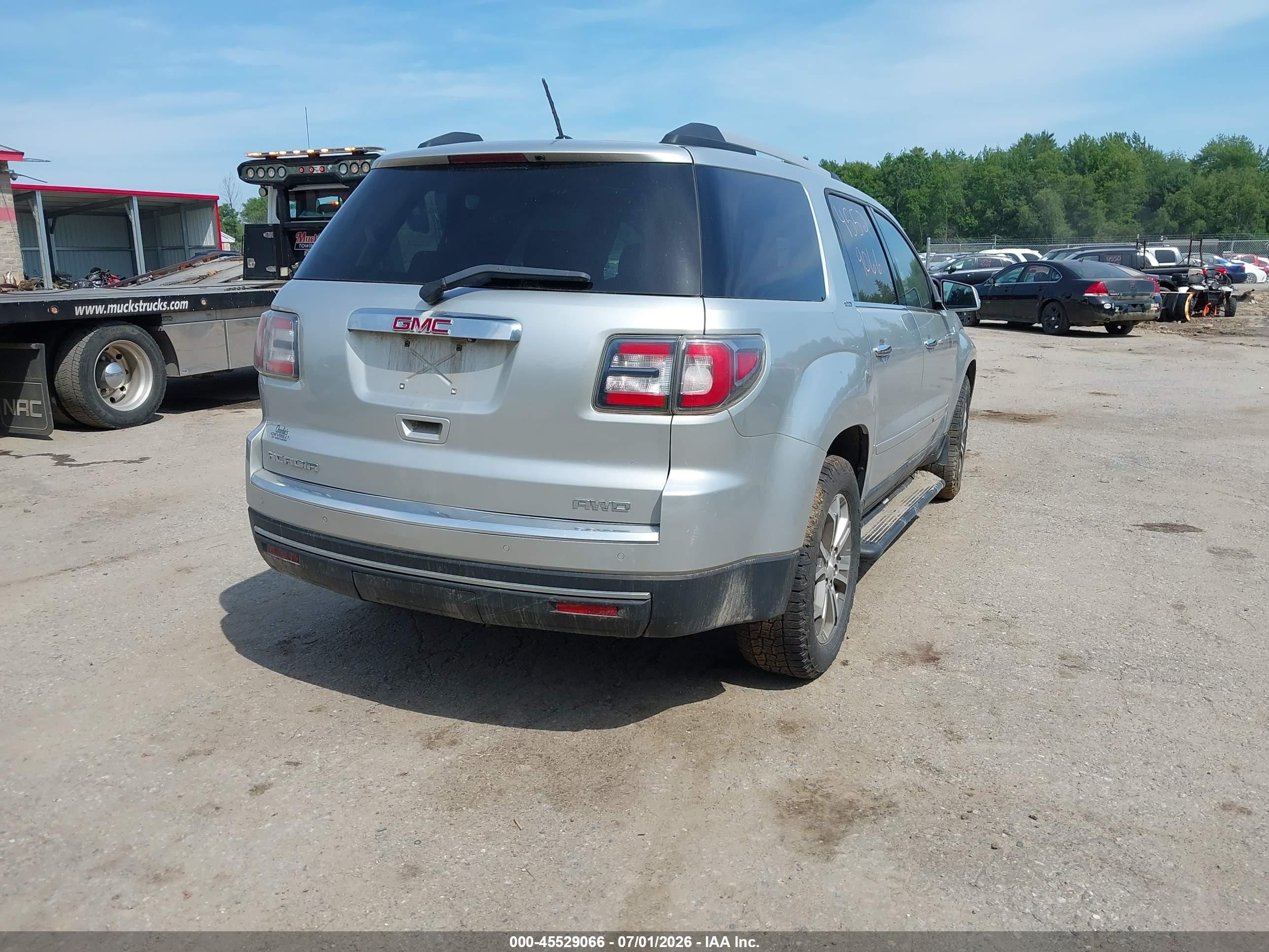 2014 Gmc Acadia Slt-1 Silver vin: 1GKKVRKD9EJ287102