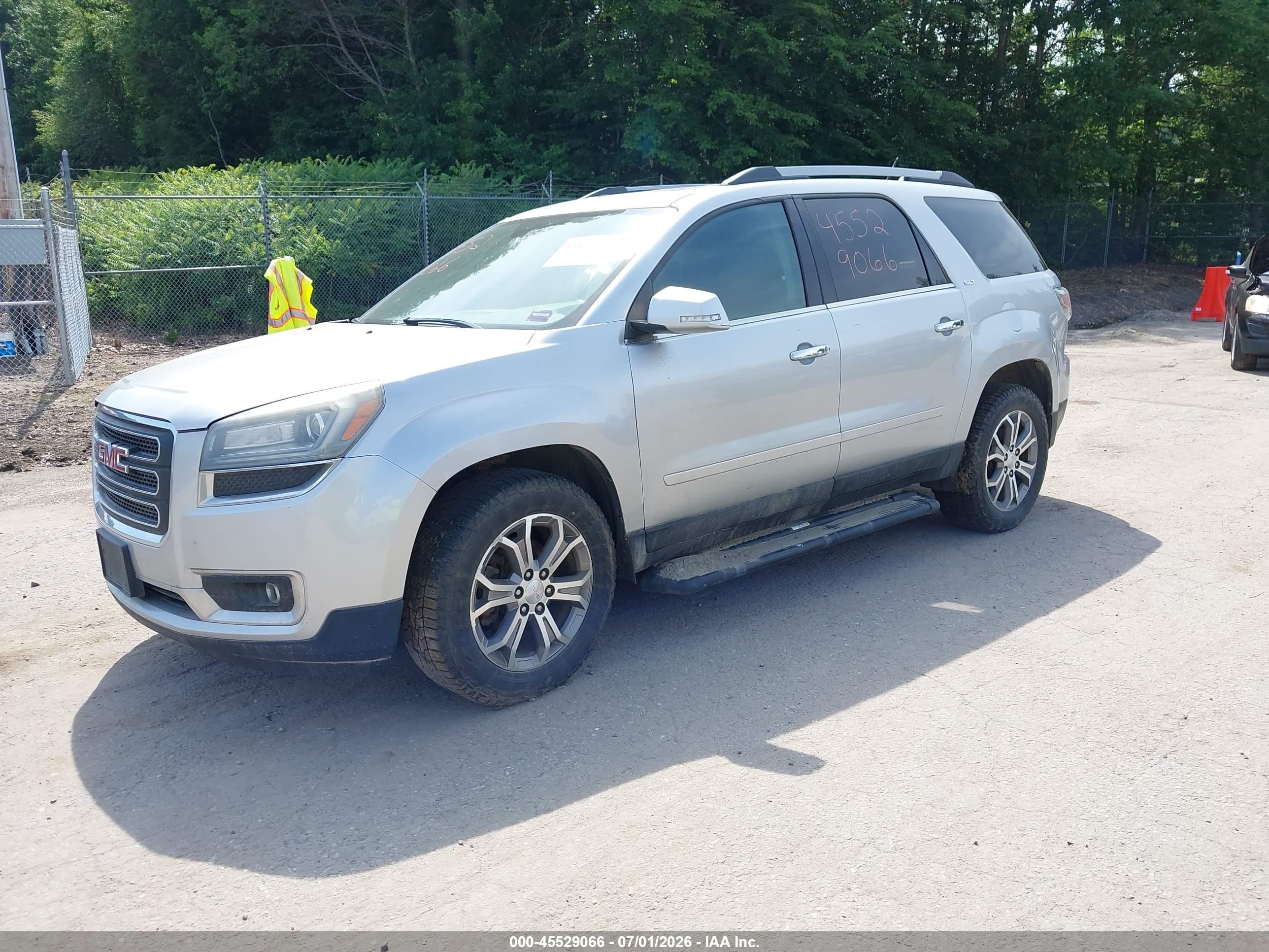 2014 Gmc Acadia Slt-1 Silver vin: 1GKKVRKD9EJ287102