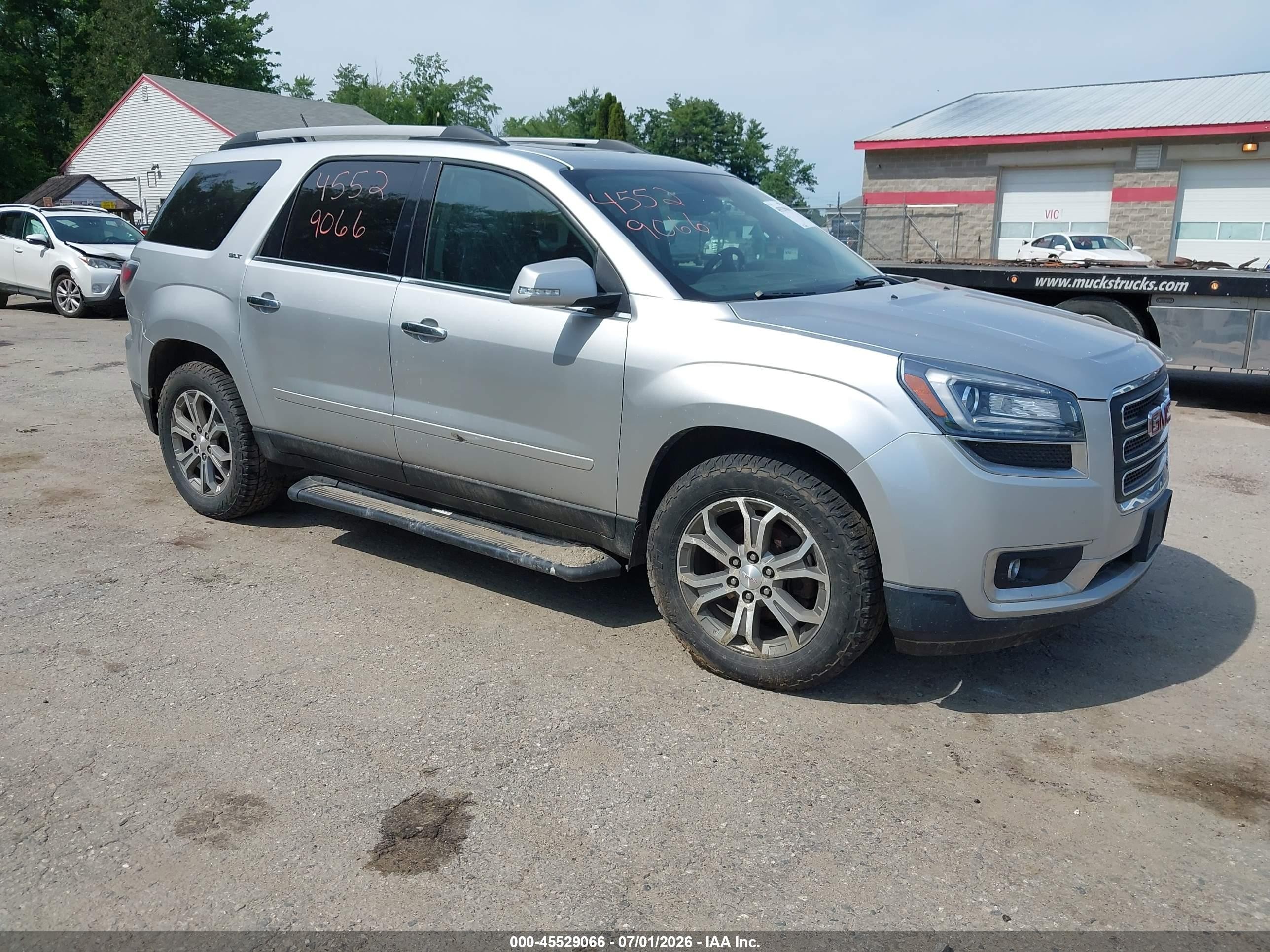 2014 Gmc Acadia Slt-1 Silver vin: 1GKKVRKD9EJ287102