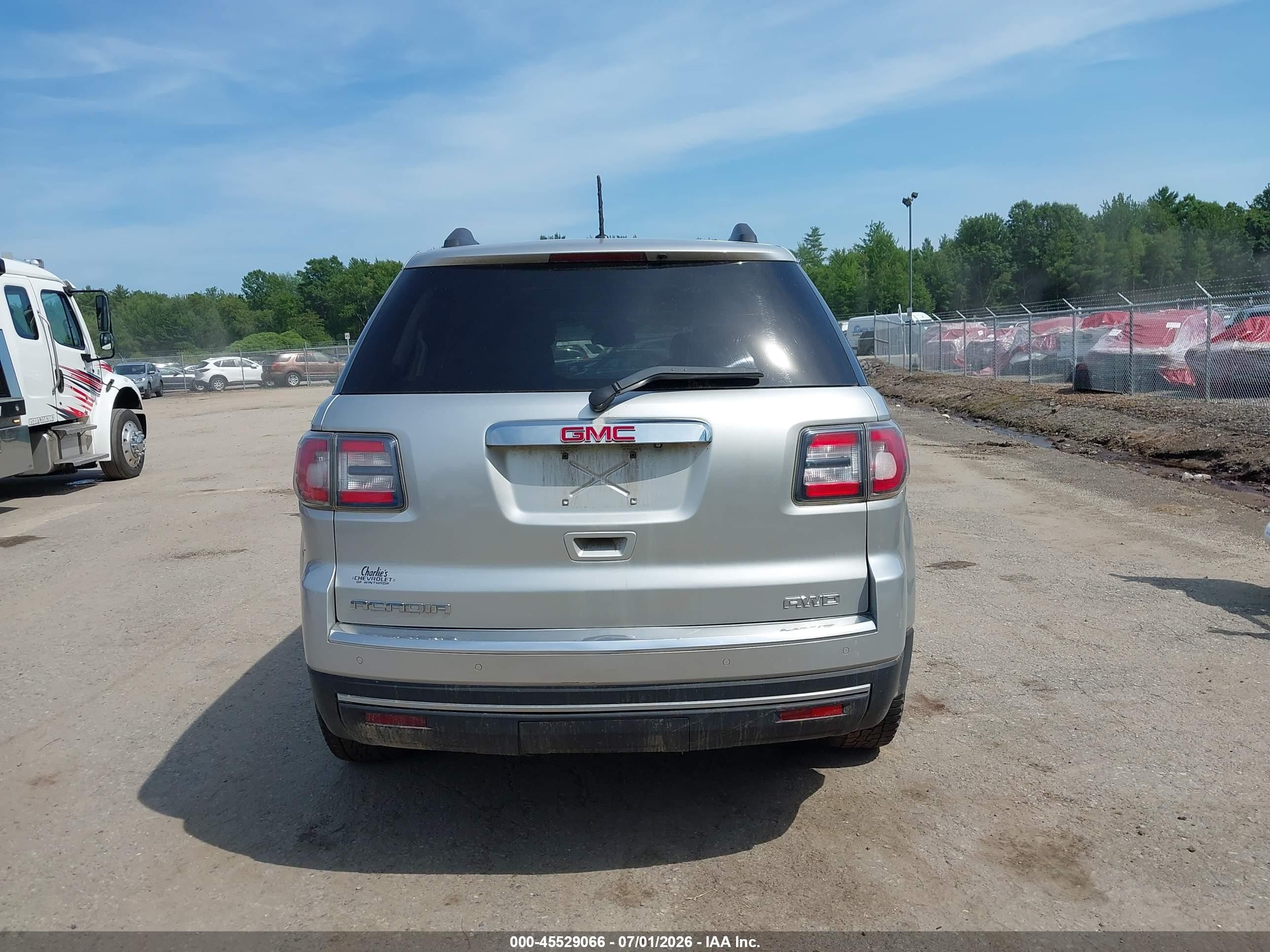 2014 Gmc Acadia Slt-1 Silver vin: 1GKKVRKD9EJ287102