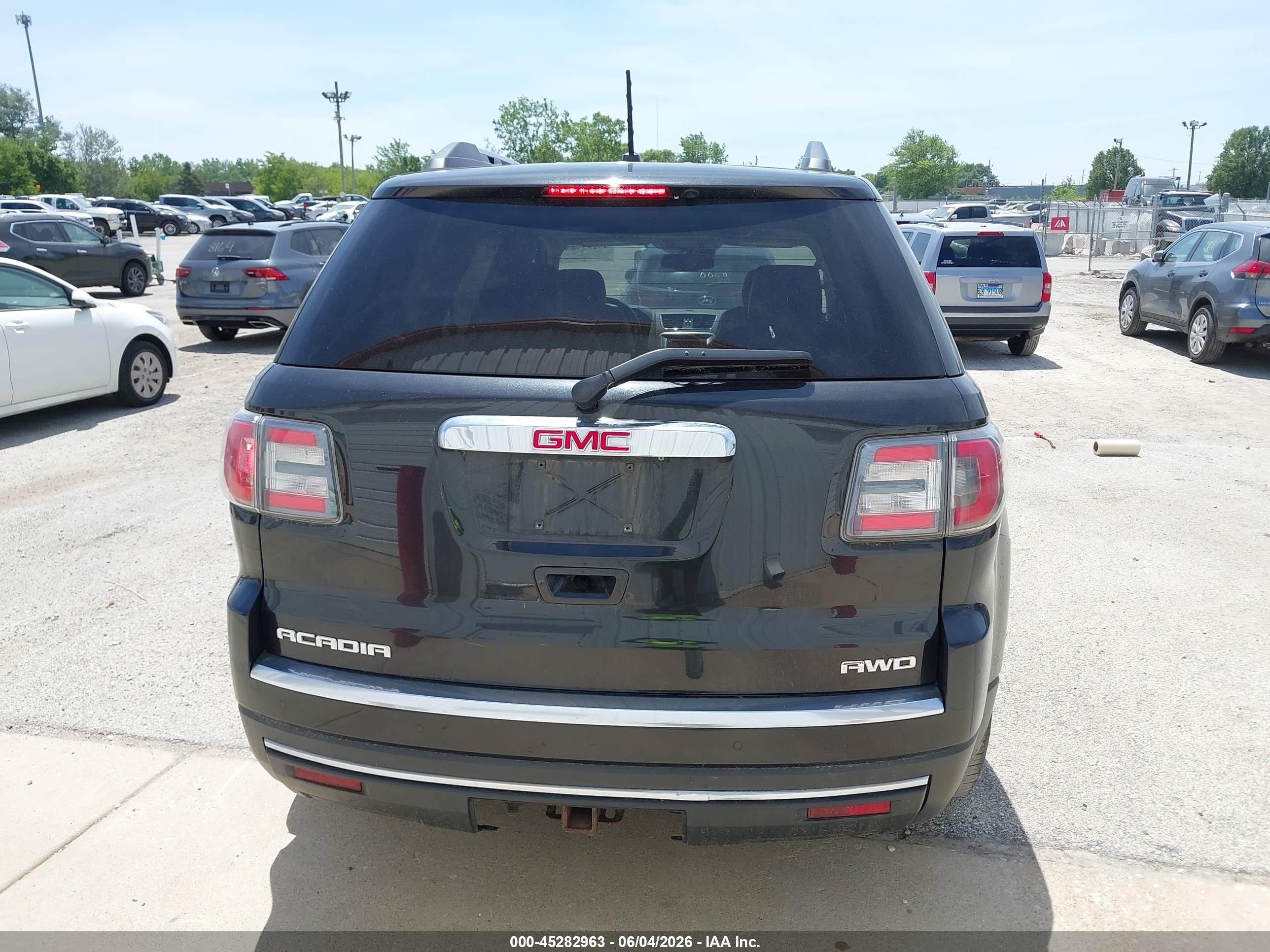 2014 Gmc Acadia Slt-1 Black vin: 1GKKVRKD9EJ304724