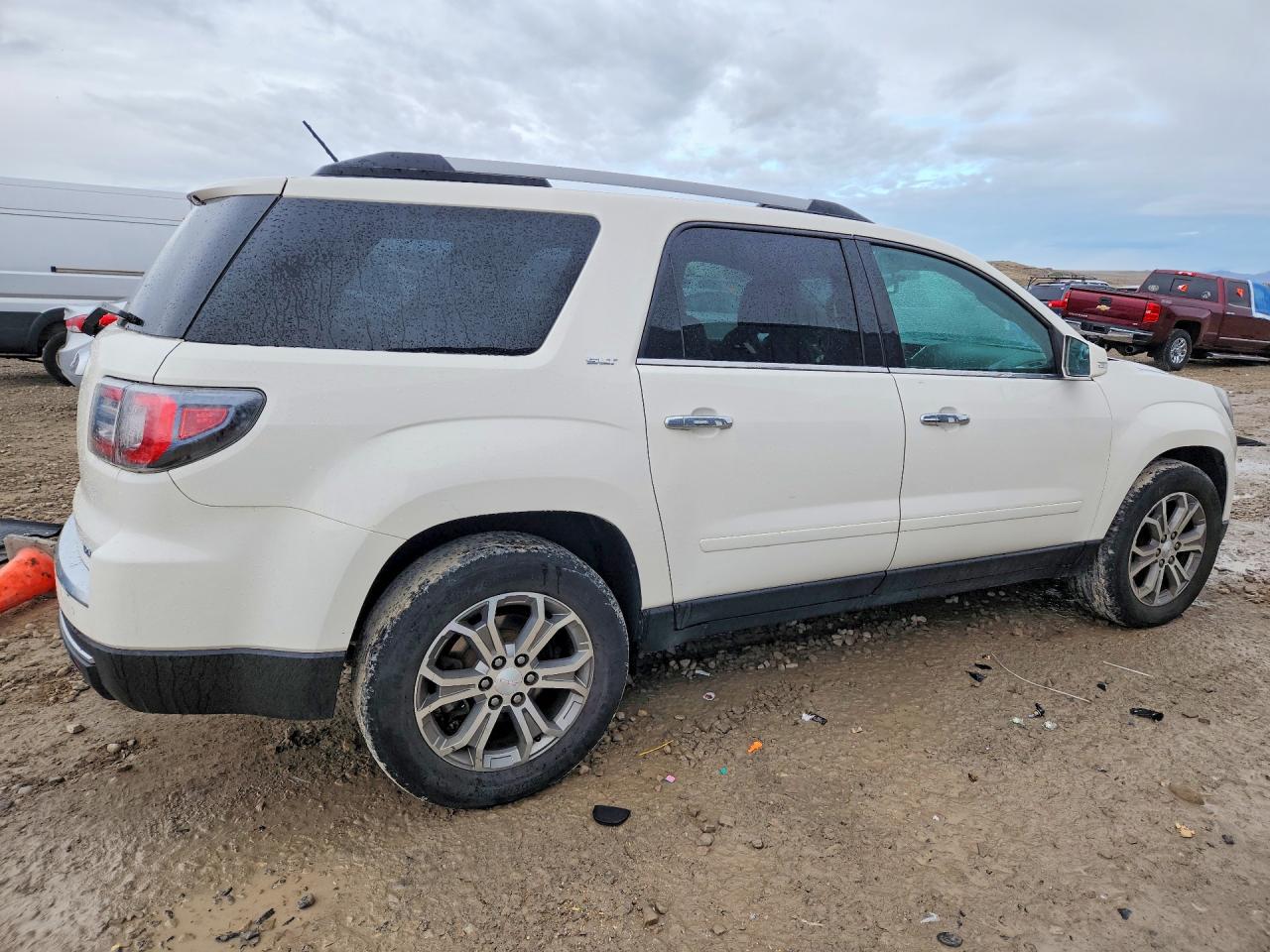 2014 Gmc Acadia Slt-1 White vin: 1GKKVRKD9EJ319028