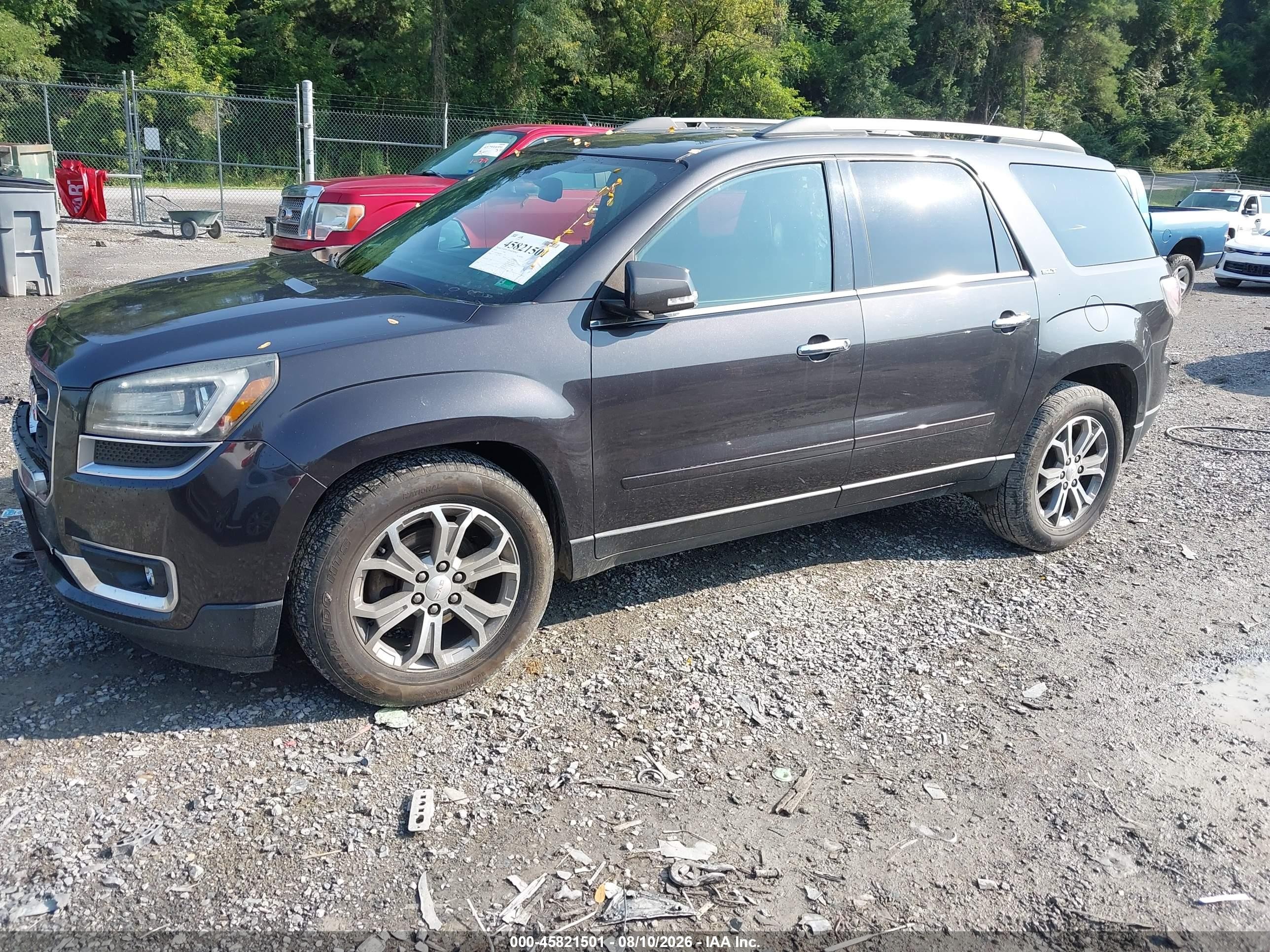 2015 Gmc Acadia Slt Black vin: 1GKKVRKD9FJ121129
