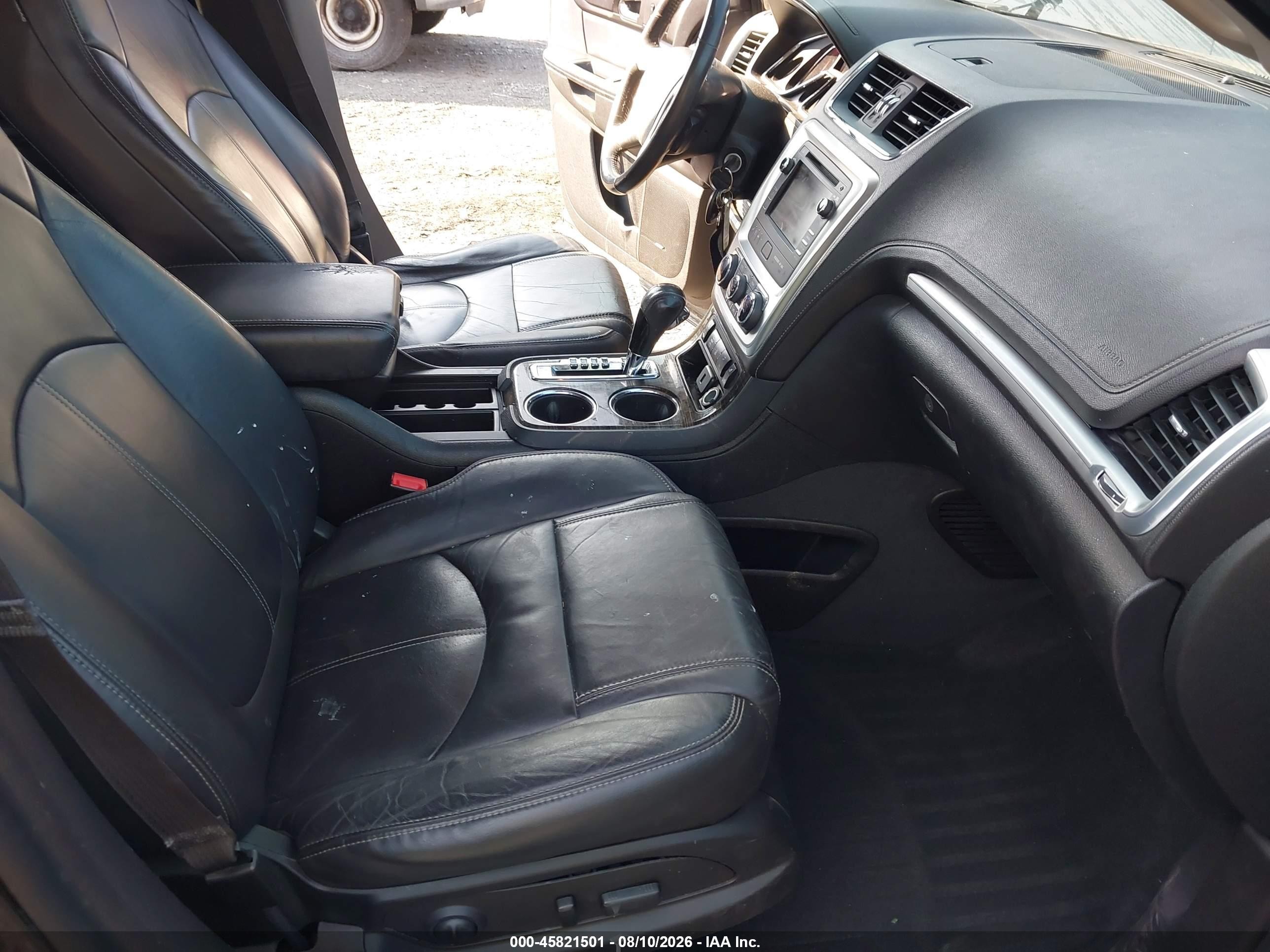 2015 Gmc Acadia Slt Black vin: 1GKKVRKD9FJ121129