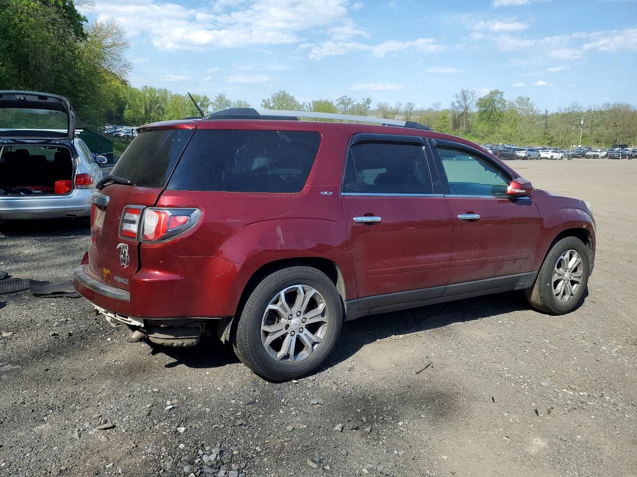 2015 Gmc Acadia Slt-1 Burgundy vin: 1GKKVRKD9FJ214541