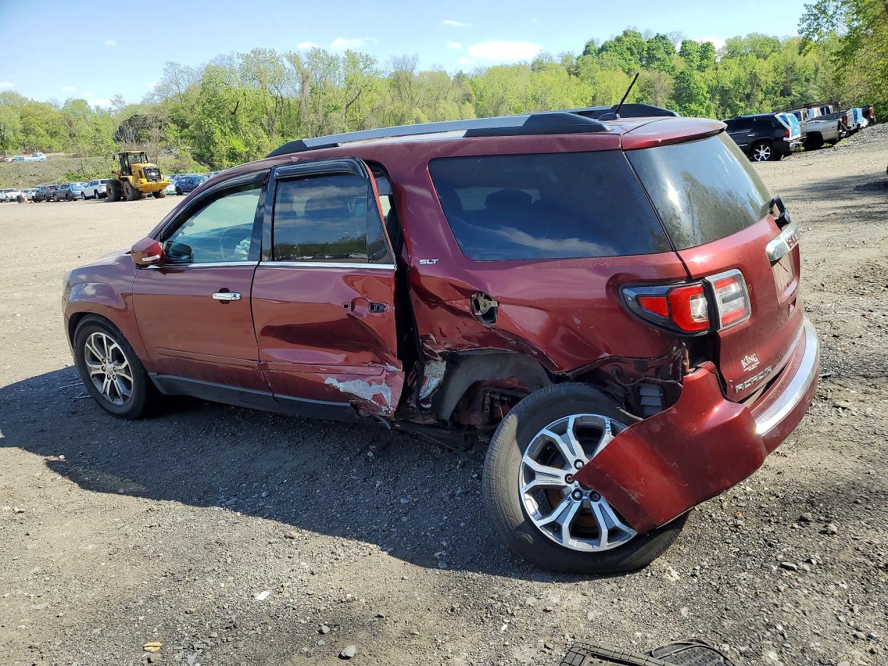 2015 Gmc Acadia Slt-1 Burgundy vin: 1GKKVRKD9FJ214541