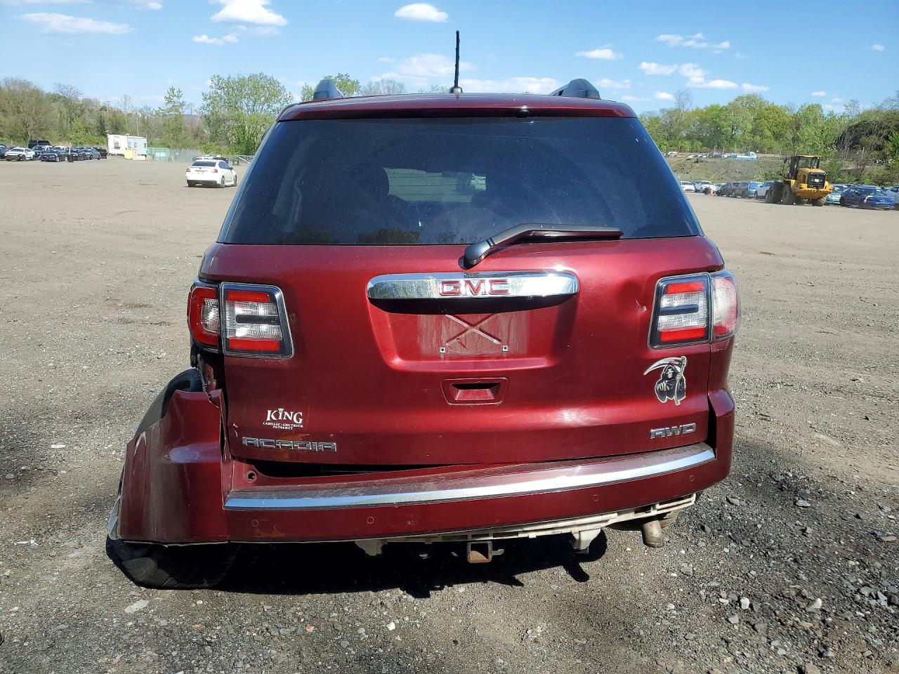 2015 Gmc Acadia Slt-1 Burgundy vin: 1GKKVRKD9FJ214541