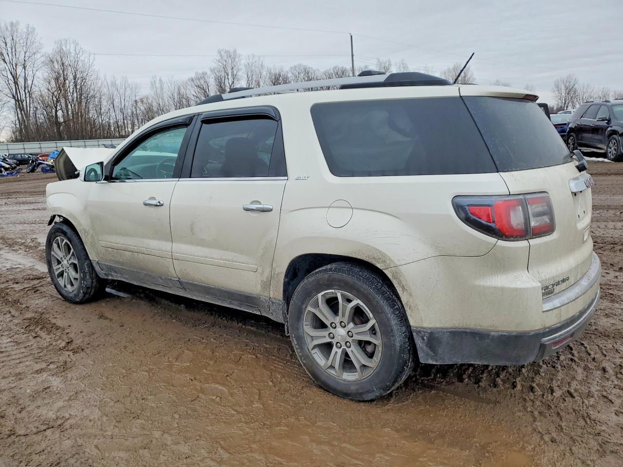 2015 Gmc Acadia Slt-1 White vin: 1GKKVRKD9FJ220002