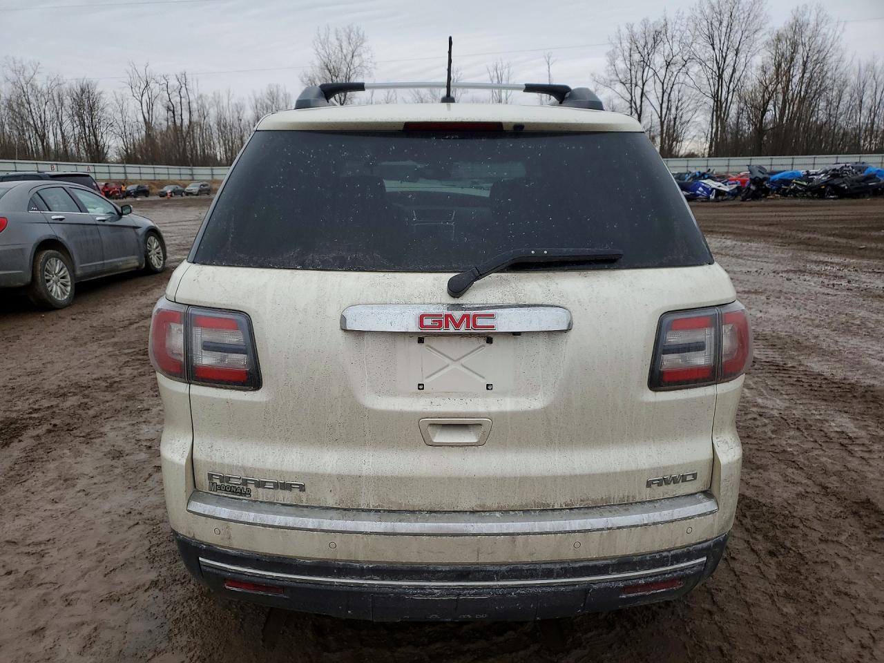 2015 Gmc Acadia Slt-1 White vin: 1GKKVRKD9FJ220002