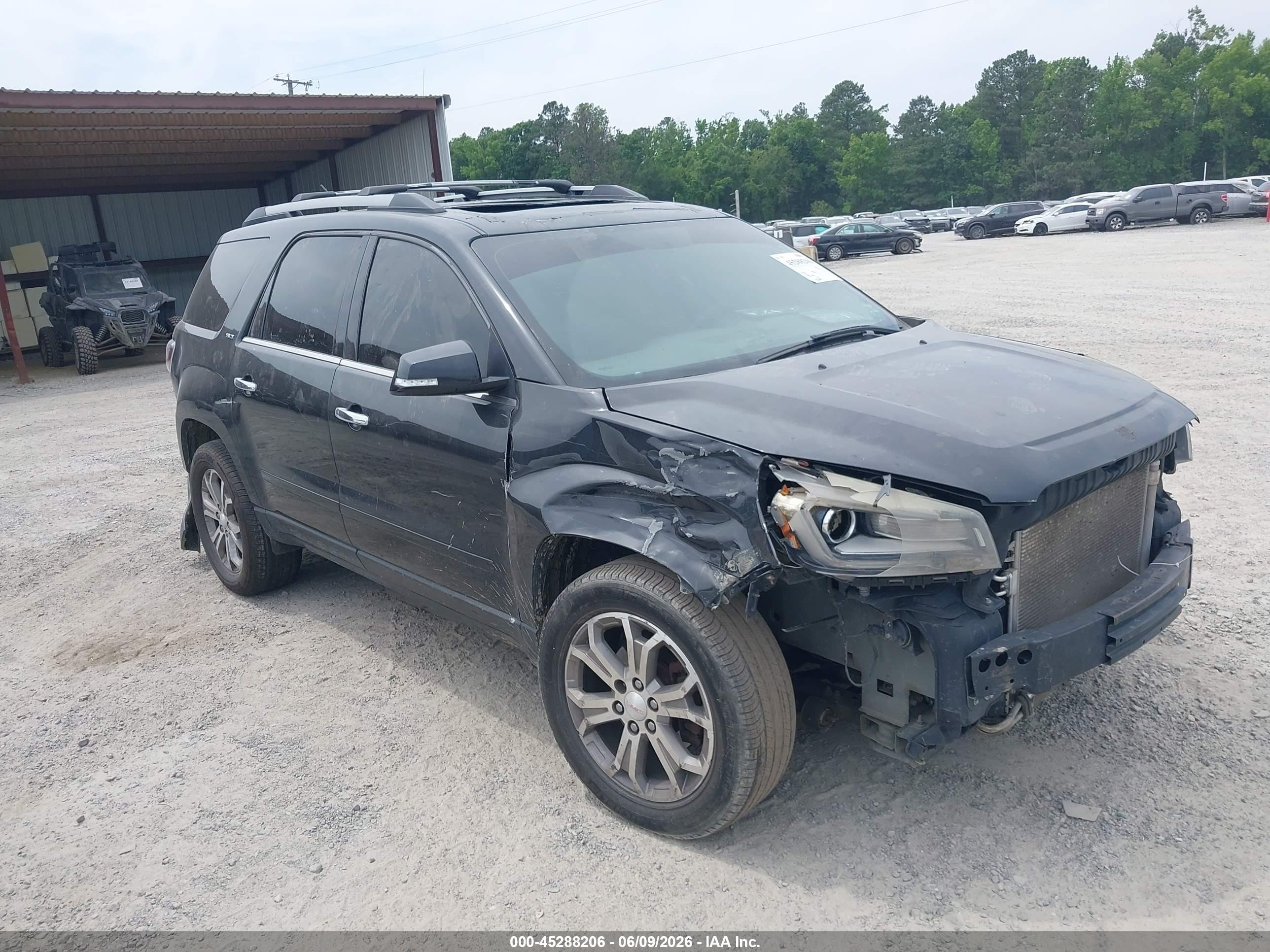 2015 Gmc Acadia Slt-1 Black vin: 1GKKVRKD9FJ233607