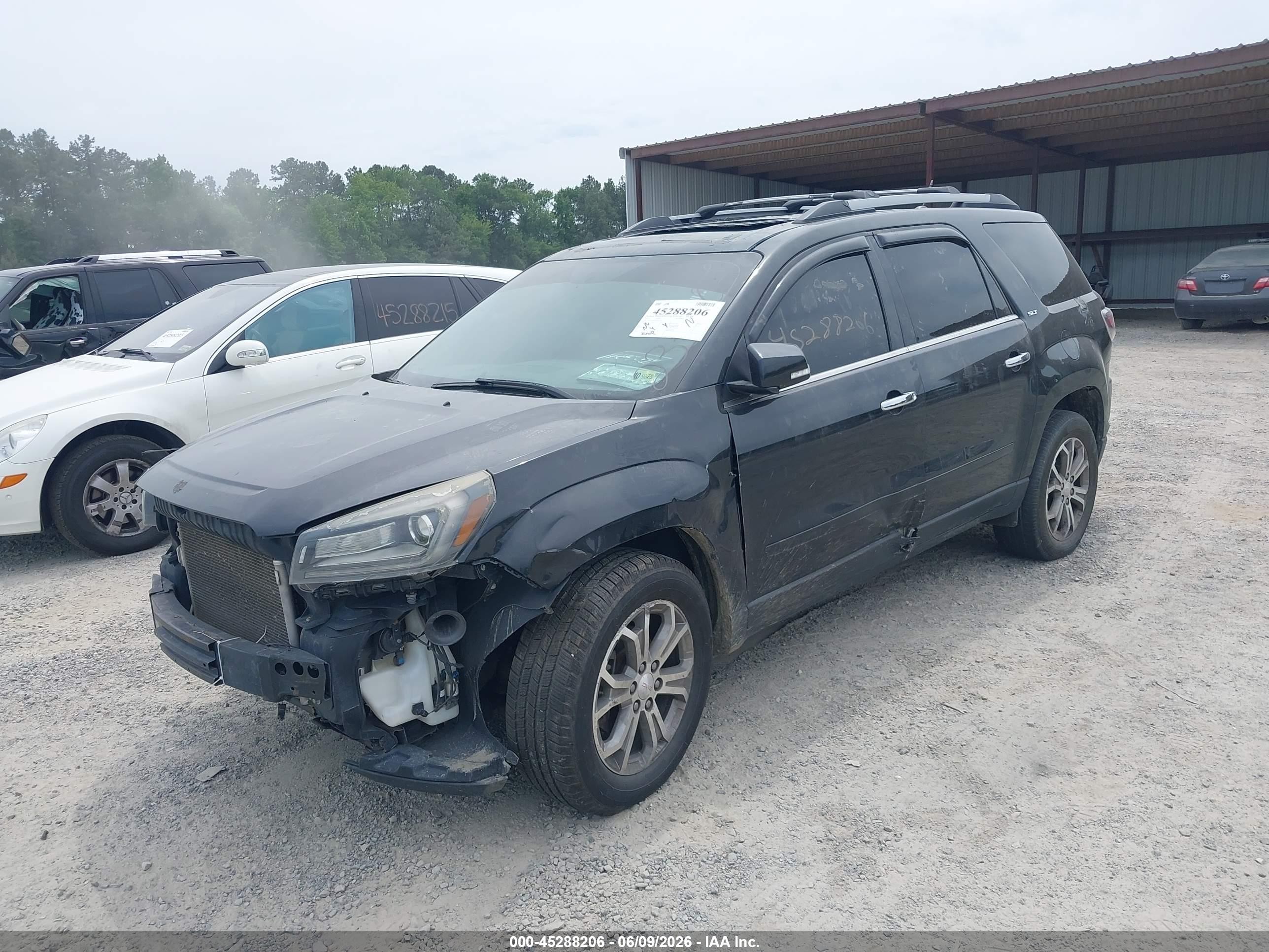 2015 Gmc Acadia Slt-1 Черный vin: 1GKKVRKD9FJ233607