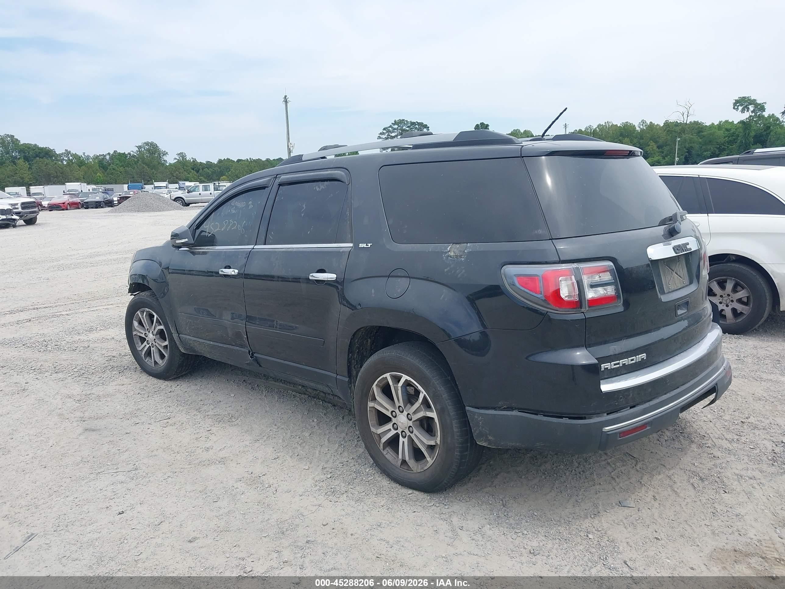 2015 Gmc Acadia Slt-1 Черный vin: 1GKKVRKD9FJ233607