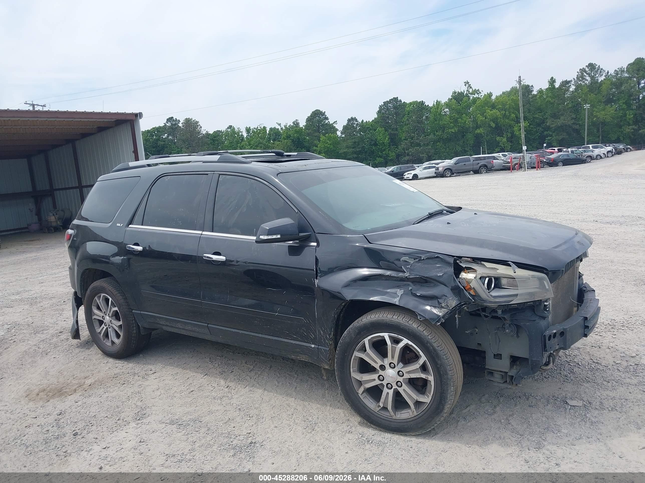 2015 Gmc Acadia Slt-1 Черный vin: 1GKKVRKD9FJ233607