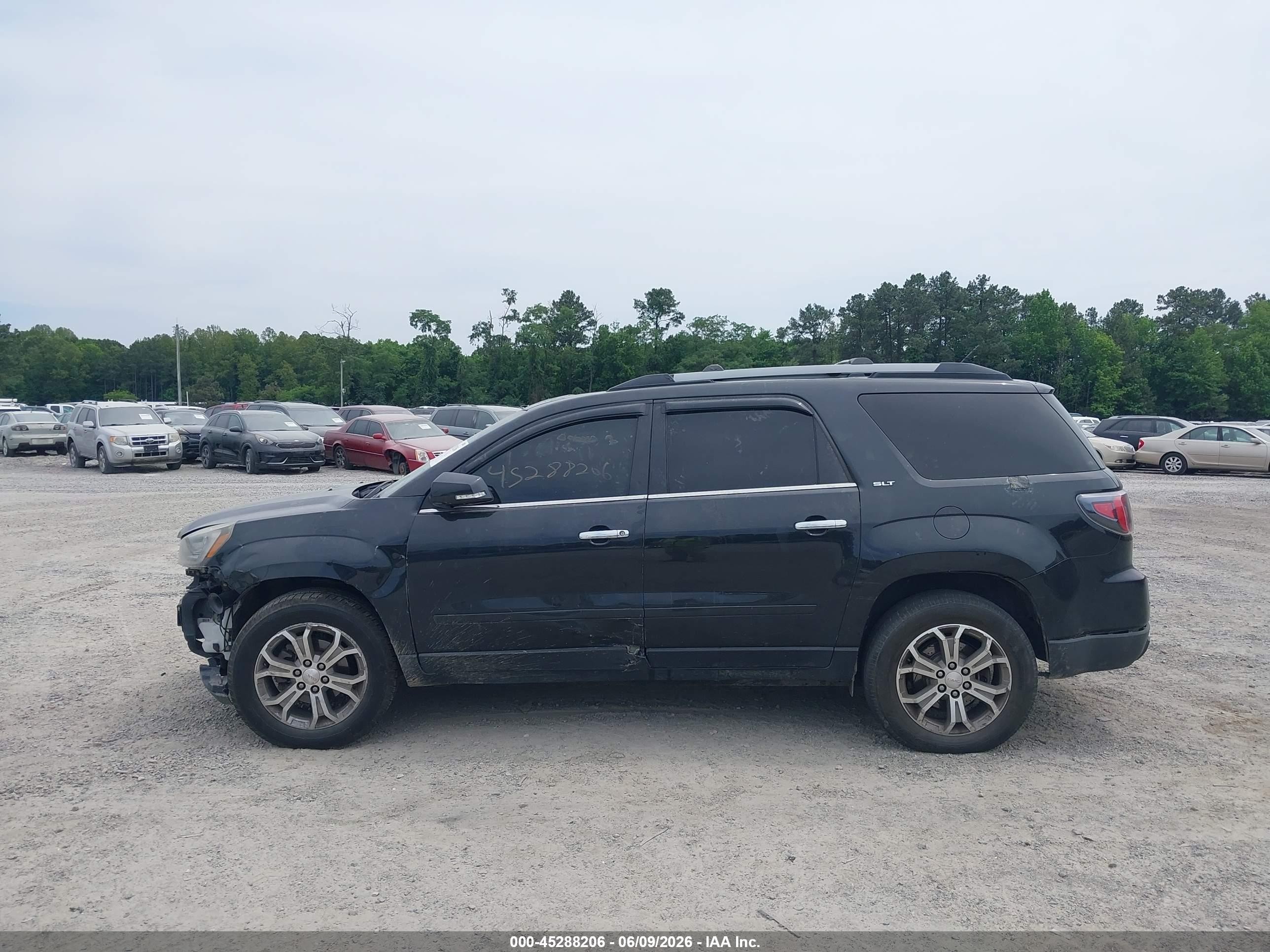2015 Gmc Acadia Slt-1 Черный vin: 1GKKVRKD9FJ233607