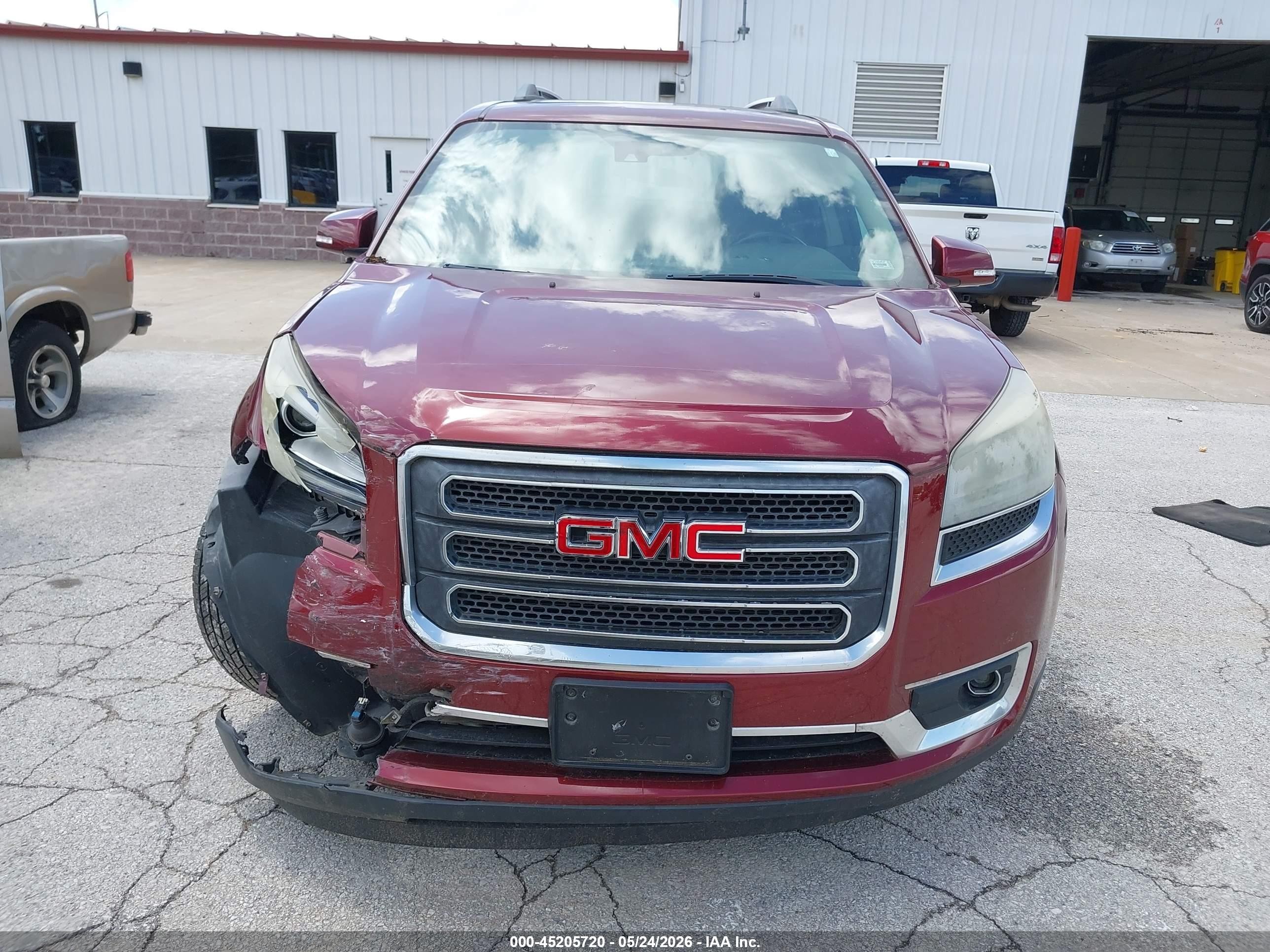 2015 Gmc Acadia Slt-1 Red vin: 1GKKVRKD9FJ344755