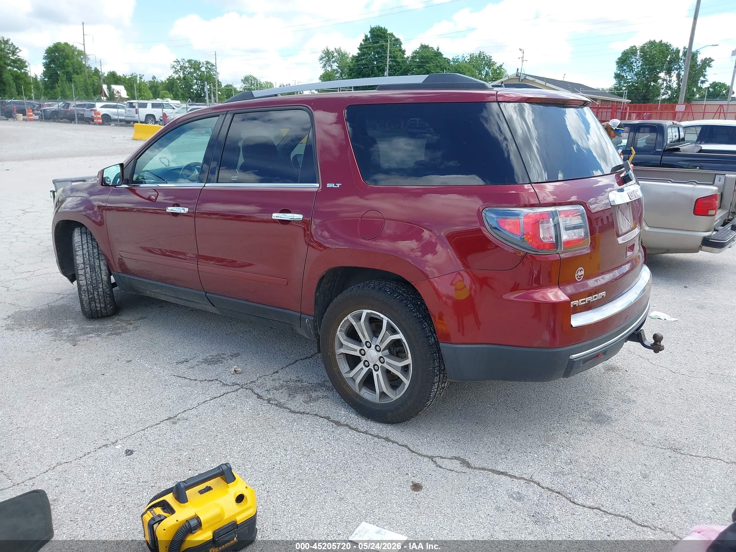 2015 Gmc Acadia Slt-1 Red vin: 1GKKVRKD9FJ344755