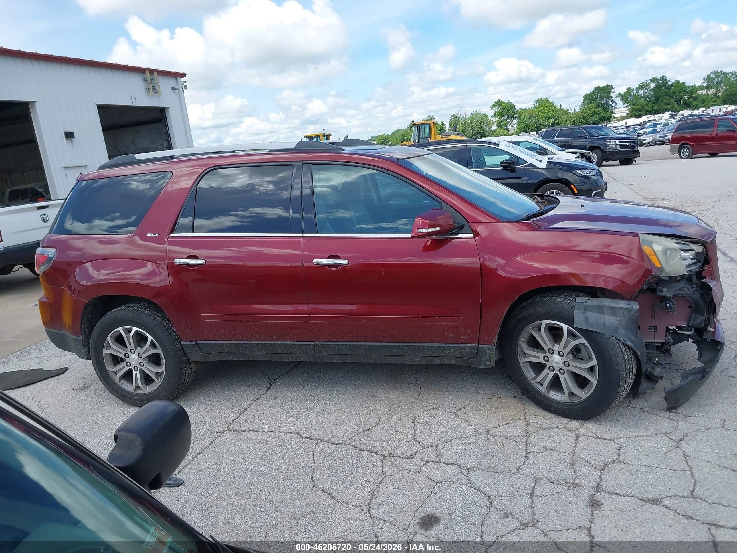 2015 Gmc Acadia Slt-1 Red vin: 1GKKVRKD9FJ344755