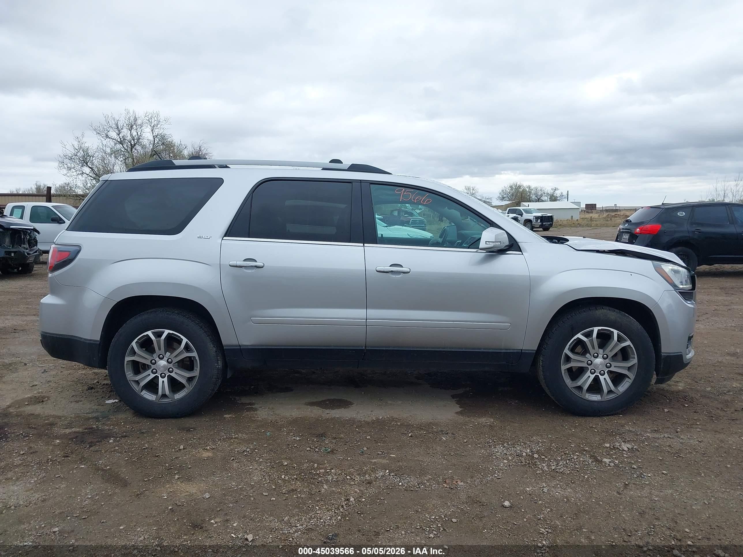 2015 Gmc Acadia Slt-1 Silver vin: 1GKKVRKD9FJ358218