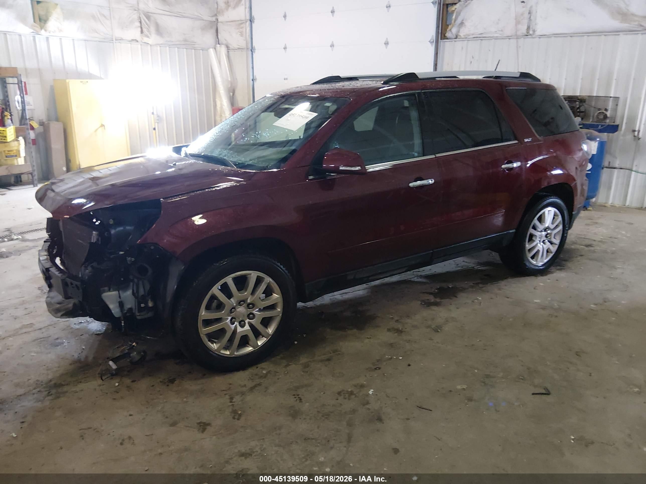 2016 Gmc Acadia Slt-1 Red vin: 1GKKVRKD9GJ312082