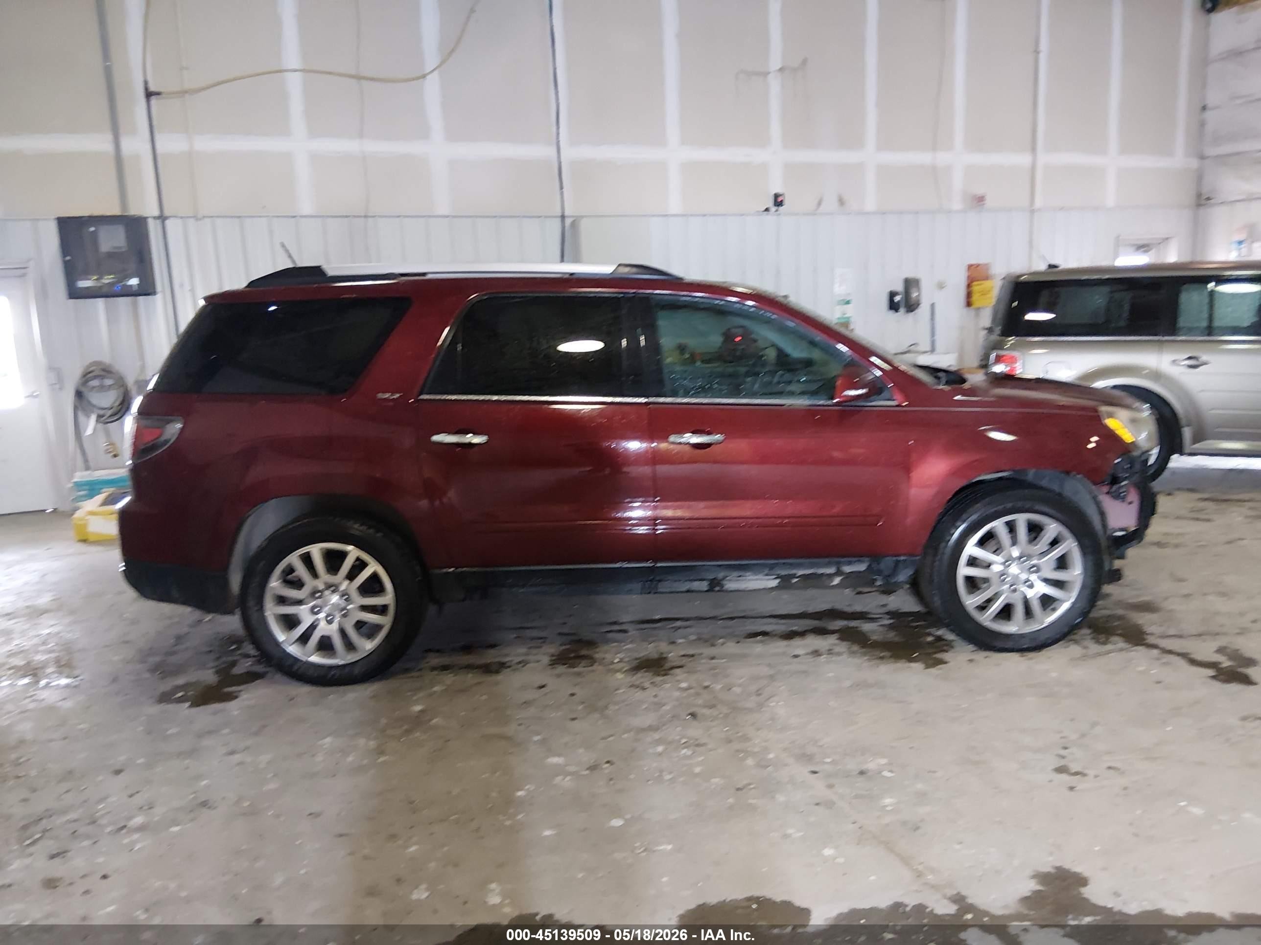 2016 Gmc Acadia Slt-1 Red vin: 1GKKVRKD9GJ312082