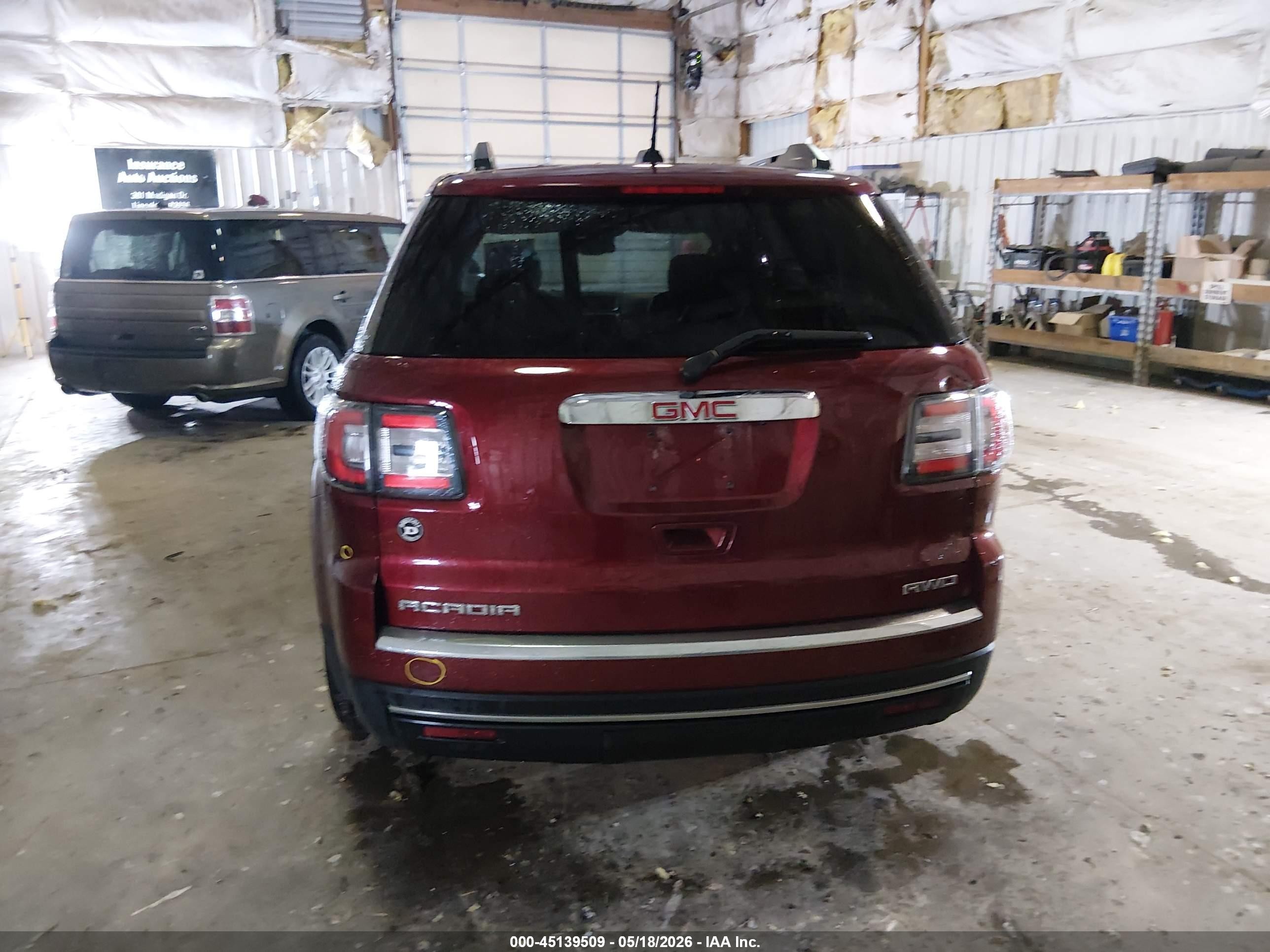 2016 Gmc Acadia Slt-1 Red vin: 1GKKVRKD9GJ312082