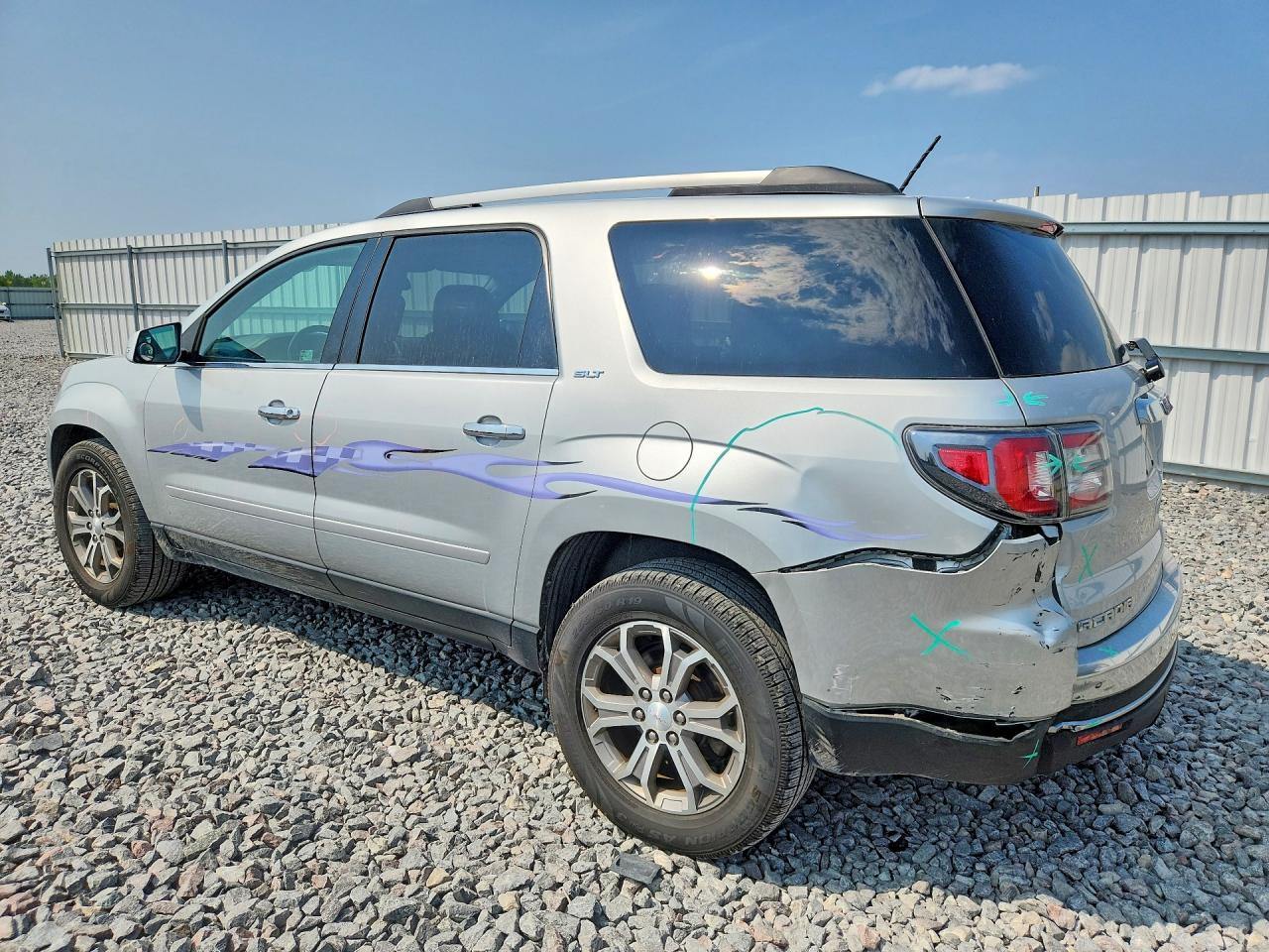 2013 Gmc Acadia Slt-1 Silver vin: 1GKKVRKDXDJ199268