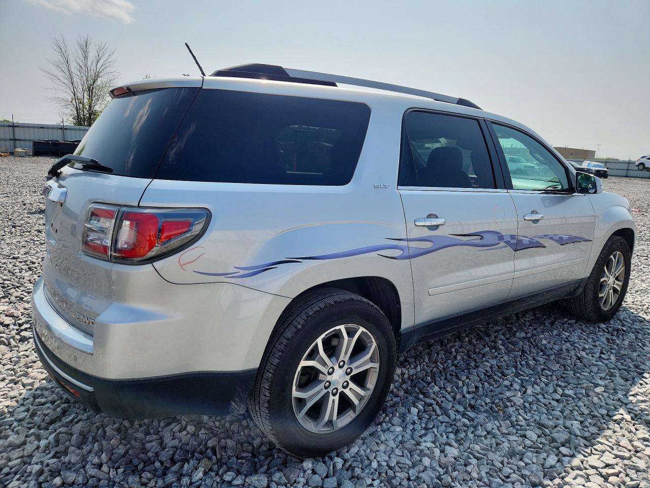 2013 Gmc Acadia Slt-1 Silver vin: 1GKKVRKDXDJ199268