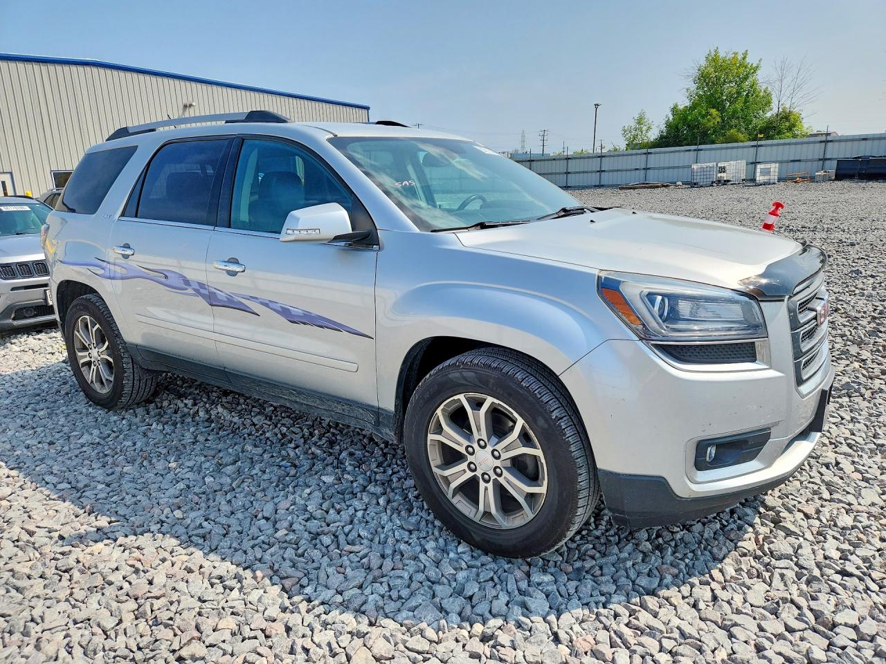 2013 Gmc Acadia Slt-1 Silver vin: 1GKKVRKDXDJ199268