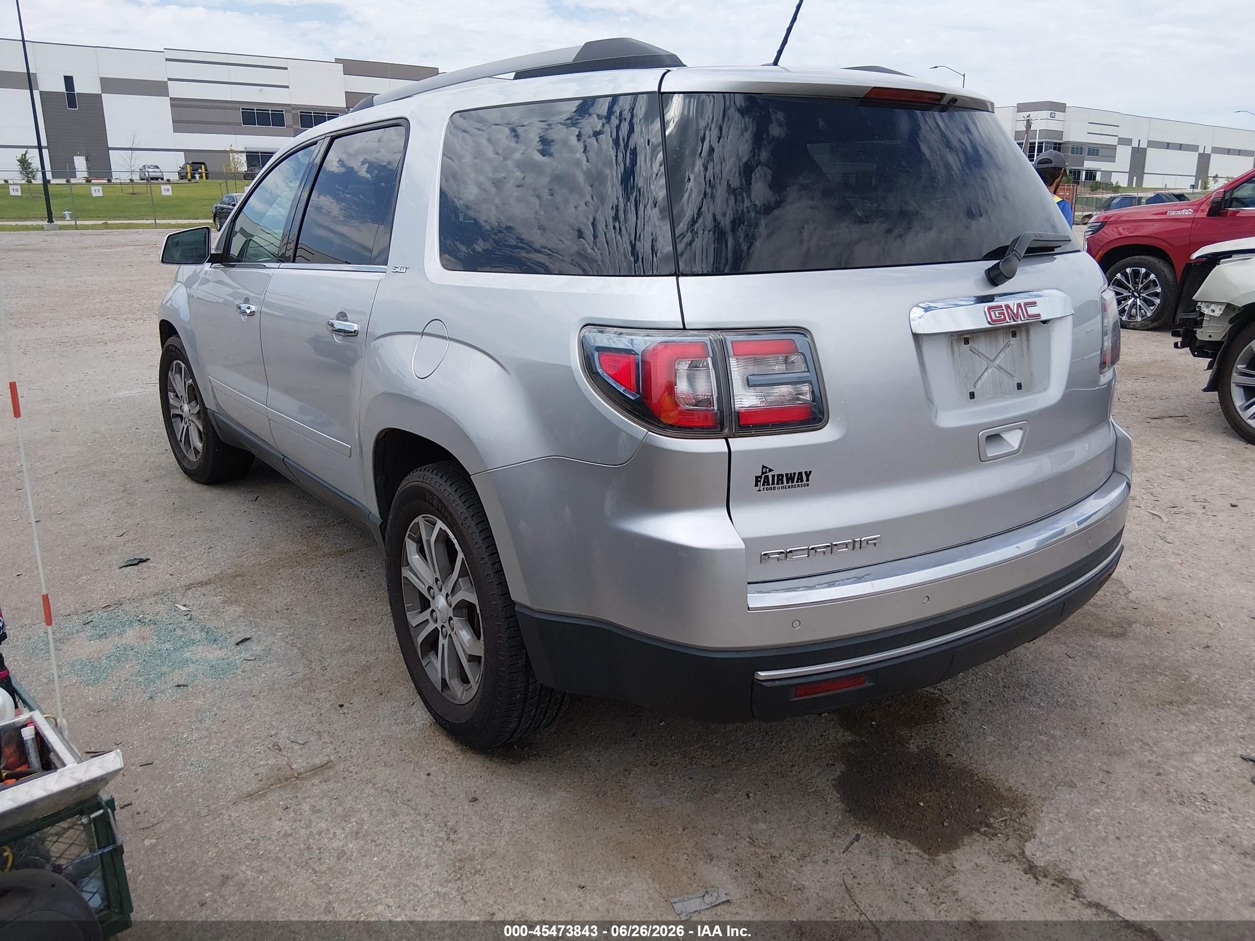 2013 Gmc Acadia Slt-1 Silver vin: 1GKKVRKDXDJ254429
