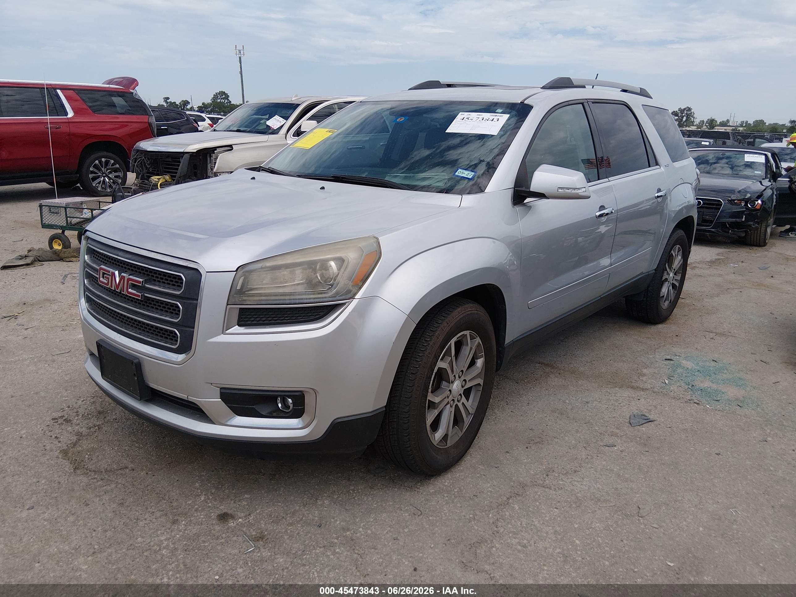 2013 Gmc Acadia Slt-1 Silver vin: 1GKKVRKDXDJ254429