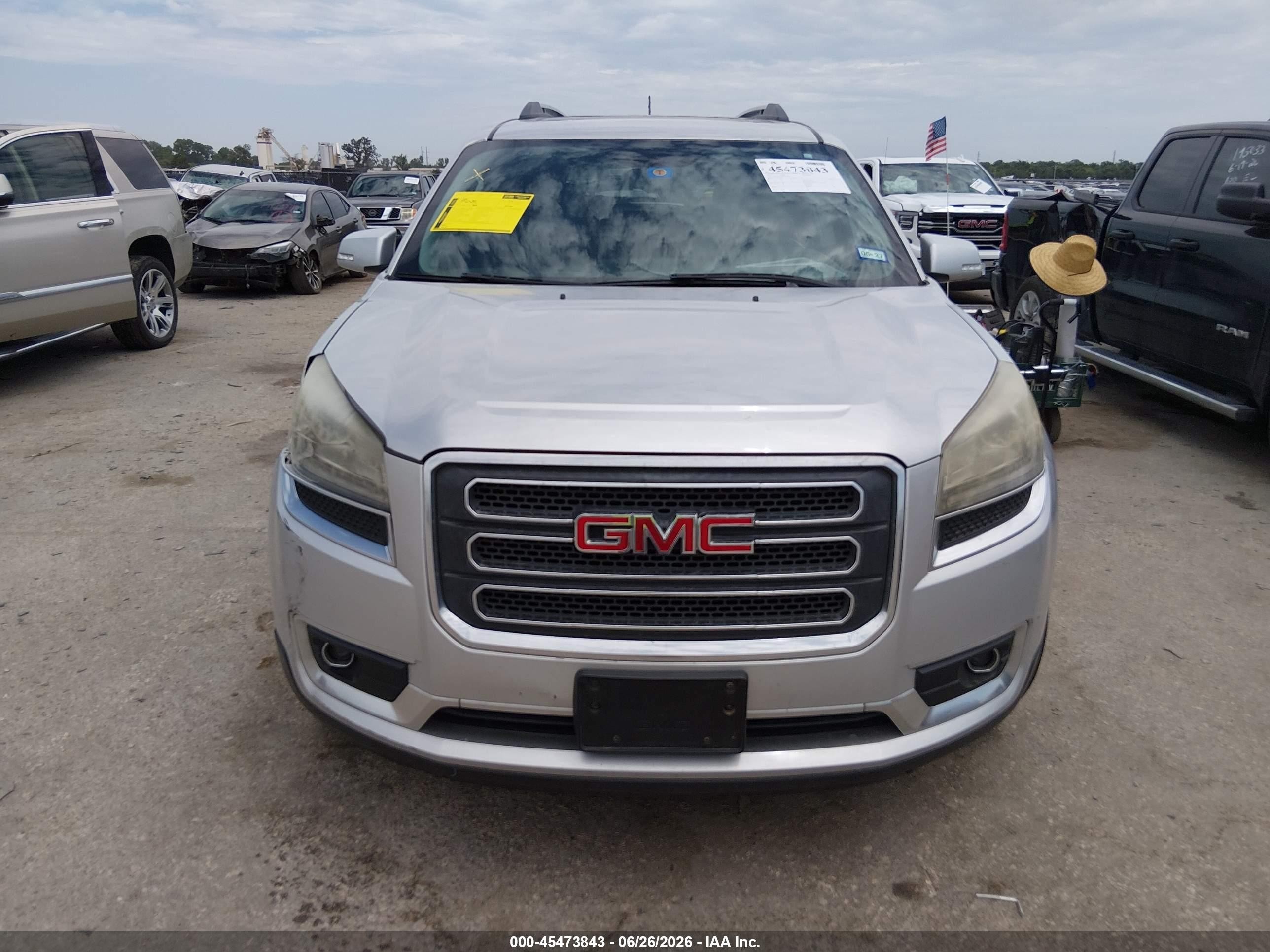 2013 Gmc Acadia Slt-1 Silver vin: 1GKKVRKDXDJ254429
